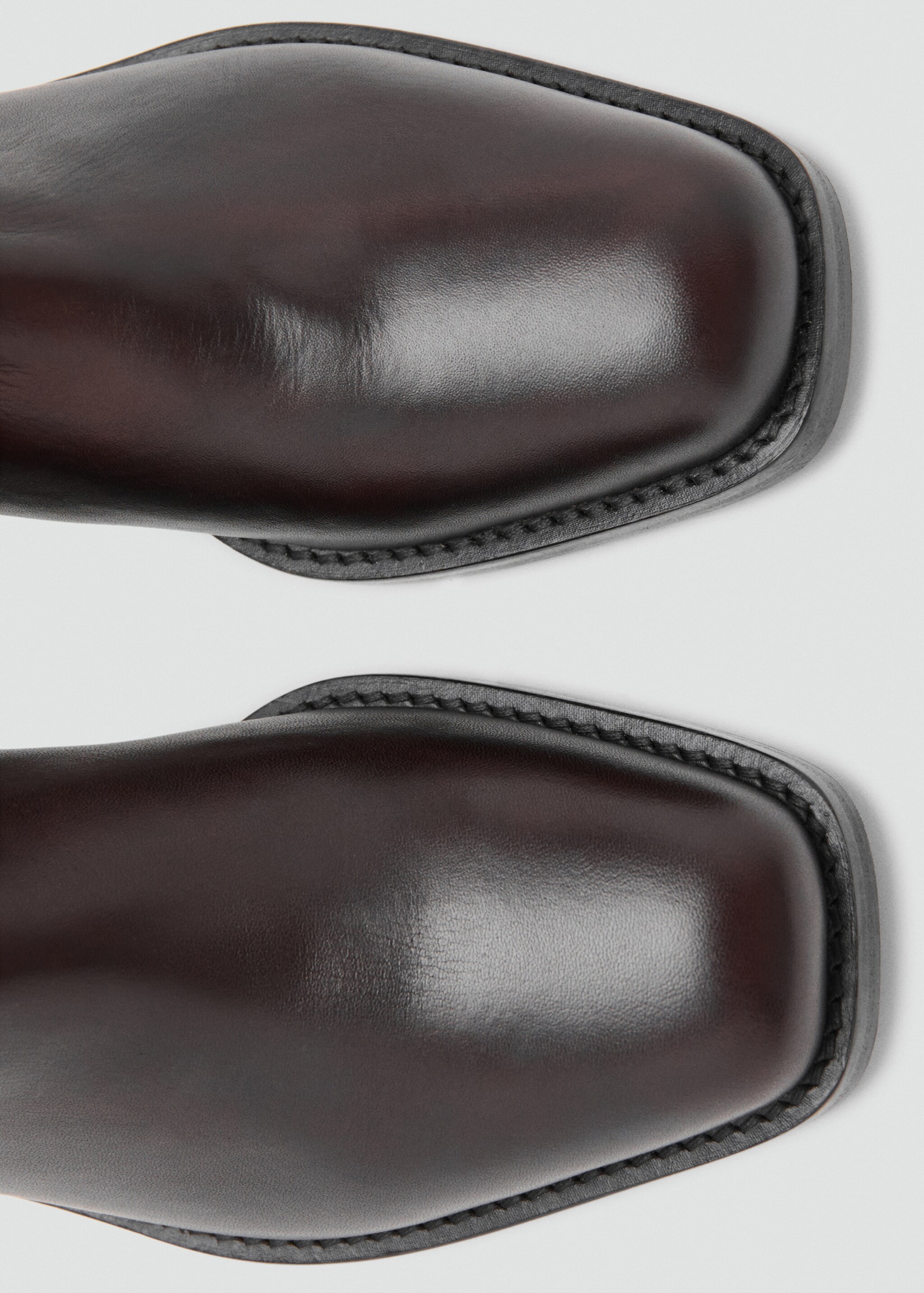 Buckle ankle boots - Details of the article 2, Chocolate. Ref: 17086744-00.