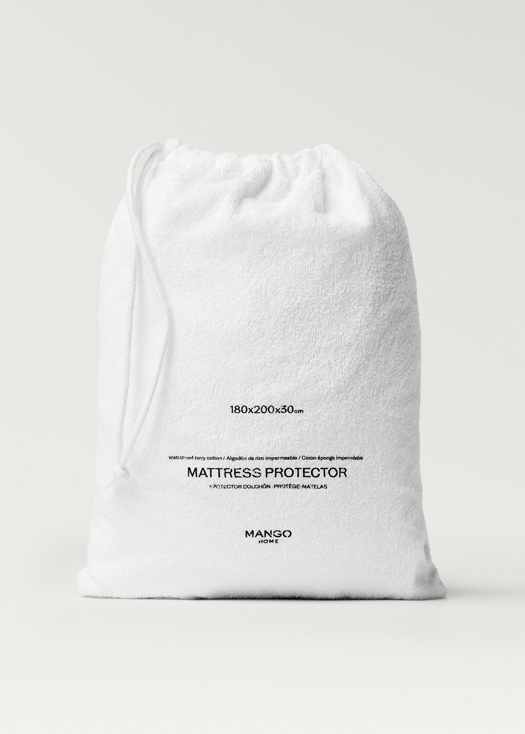 Cotton mattress protector for 90 cm bed