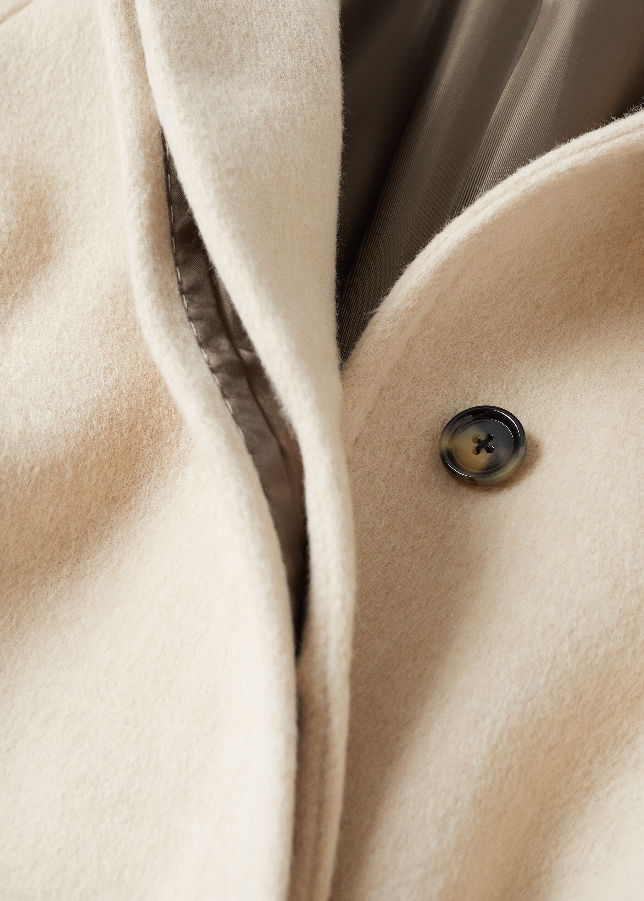 Woolen coat with belt - Details of the article 8