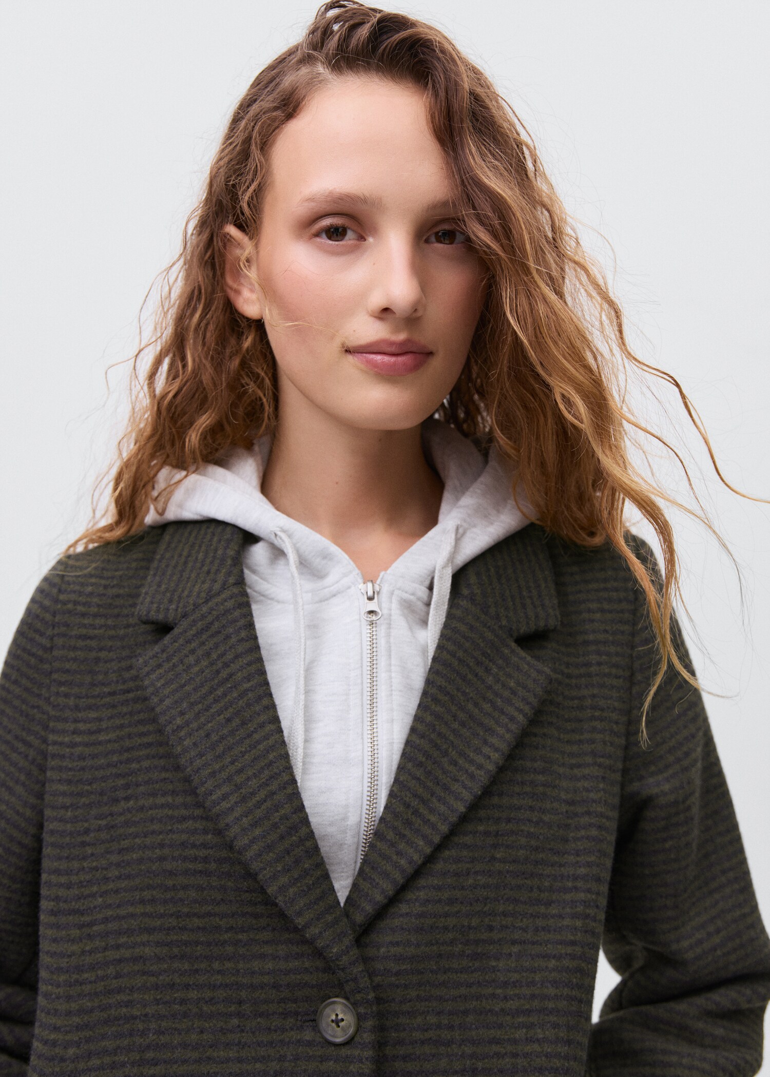 Tweed wool coat - Details of the article 1