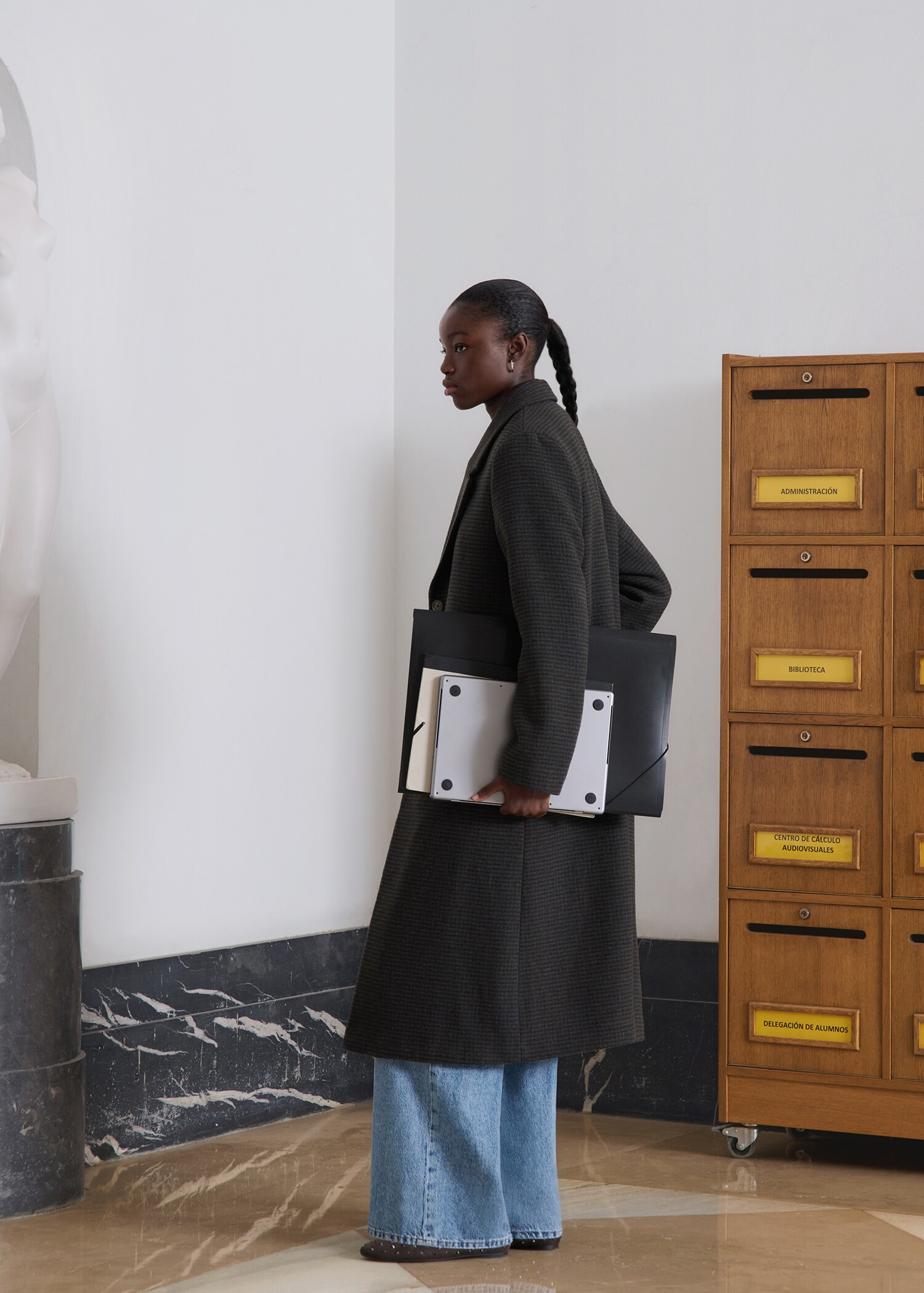 Checked overcoat - Details of the article 5