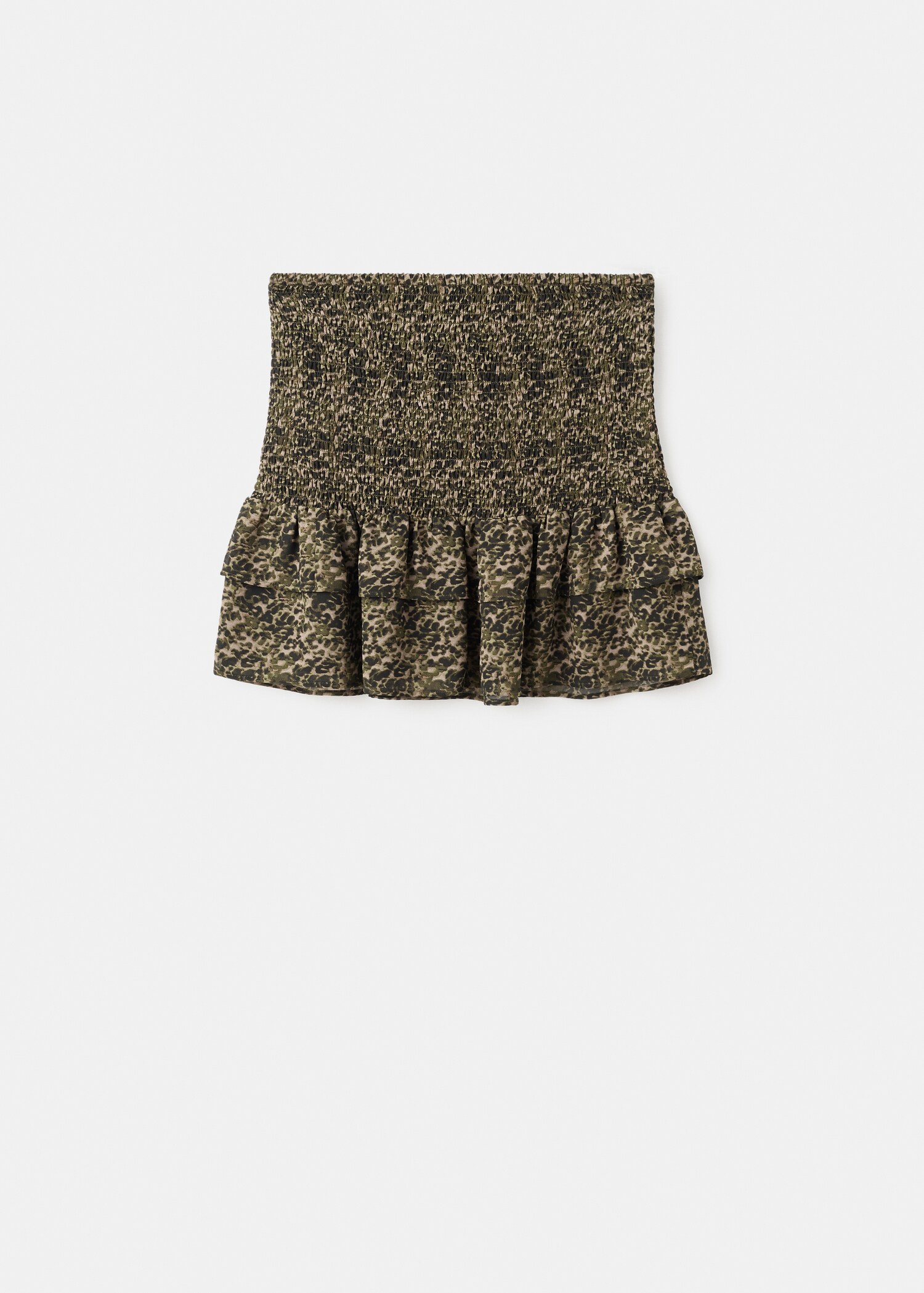 Printed skirt with ruffles - Article without model