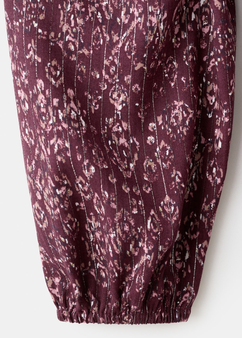 Lurex dress with cut-out