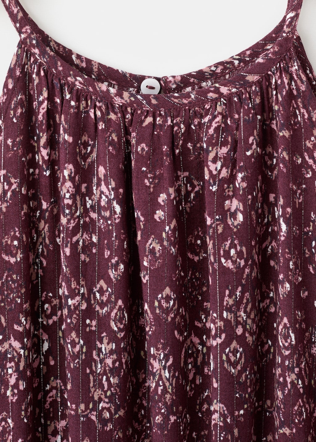 Lurex dress with cut-out