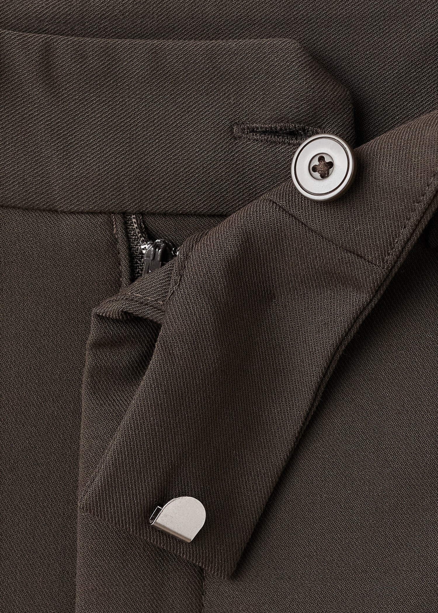 Mid-rise cropped straight-leg trousers - Details of the article 8