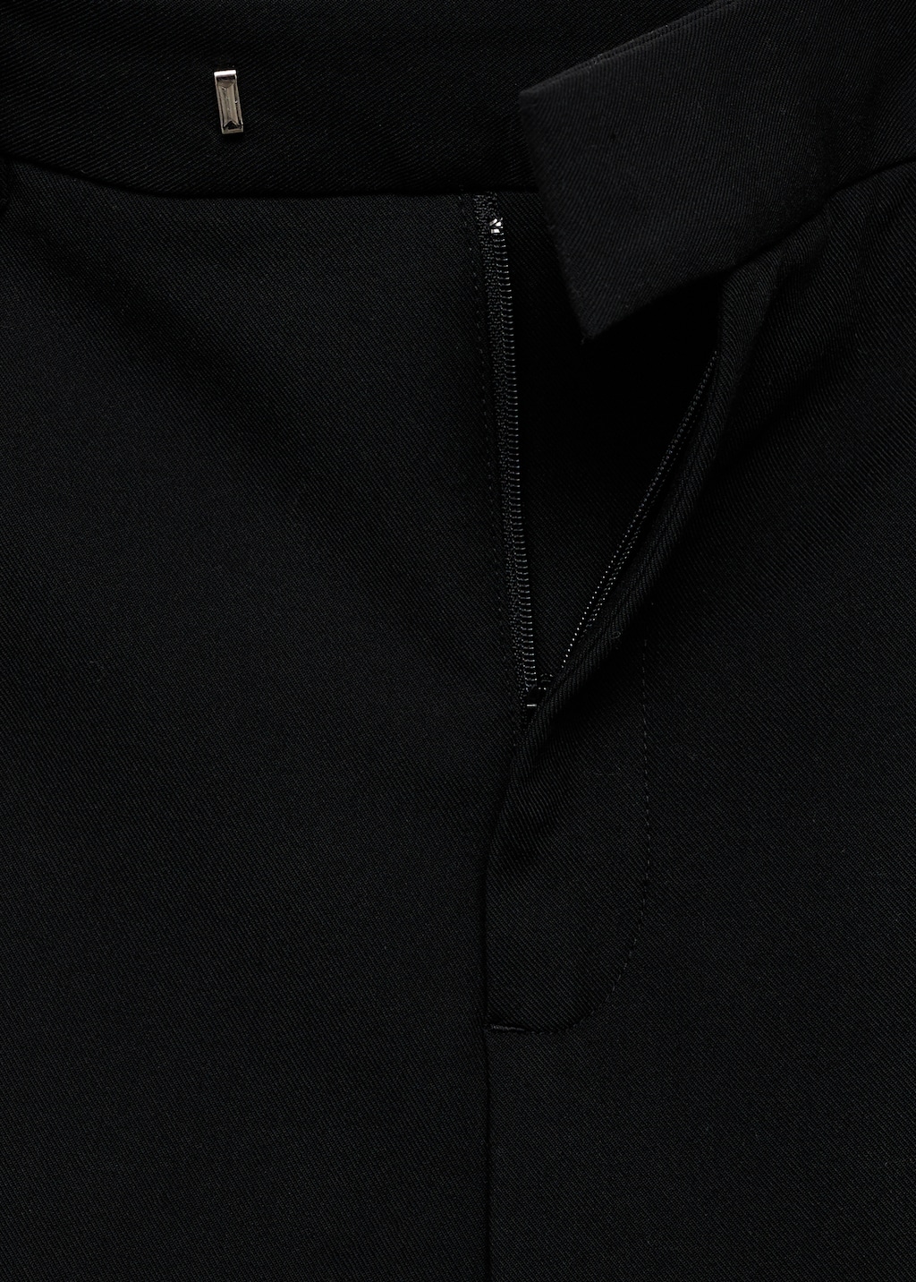 Mid-rise cropped straight-leg pants