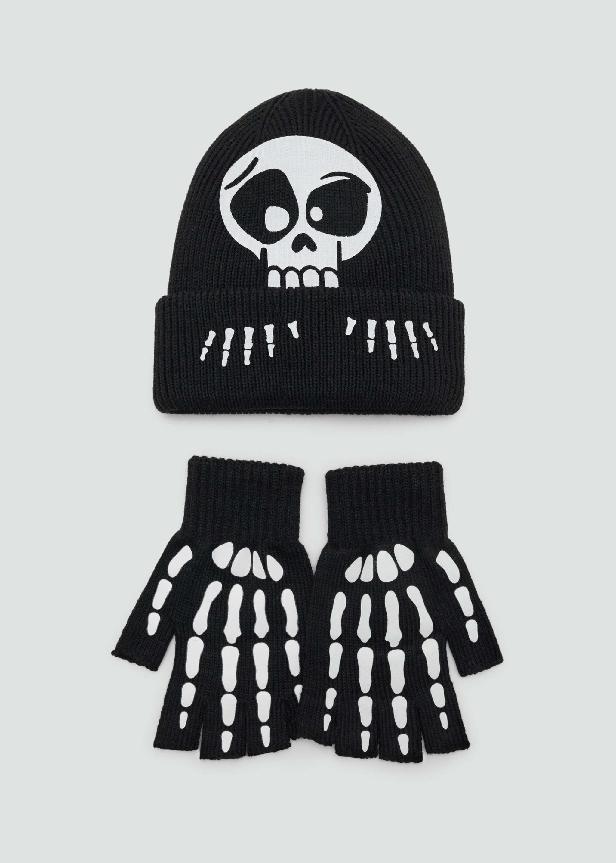 Gloves boneg - Details of the article 2, Black. Ref: 17087130-00.