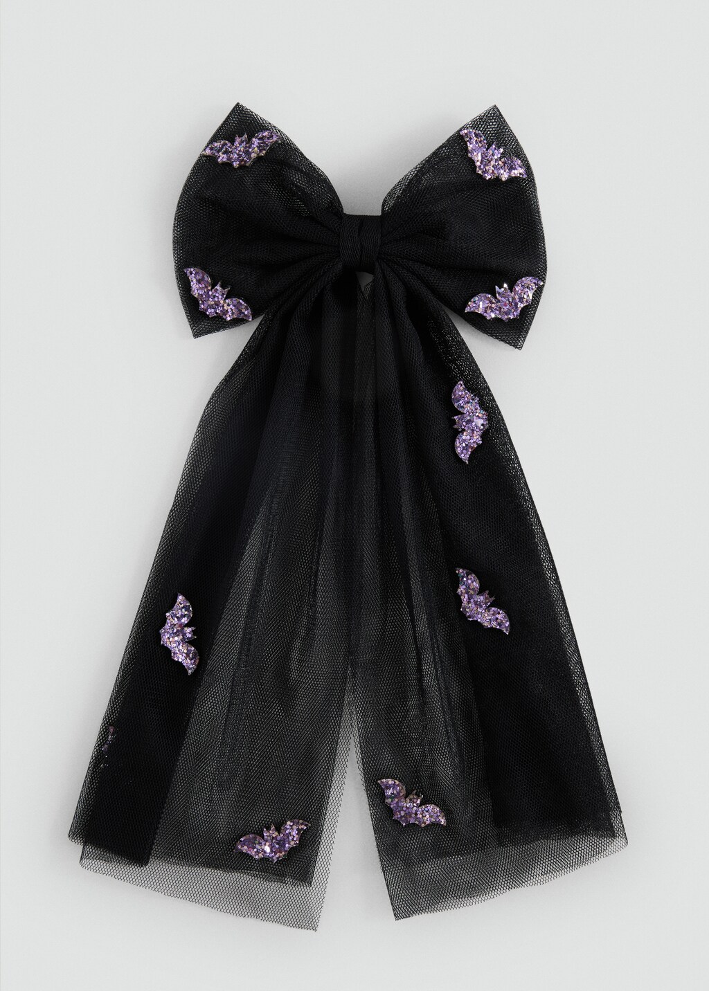 Bat barrette with bow