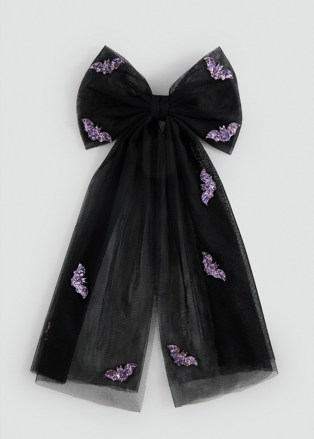 Bat barrette with bow