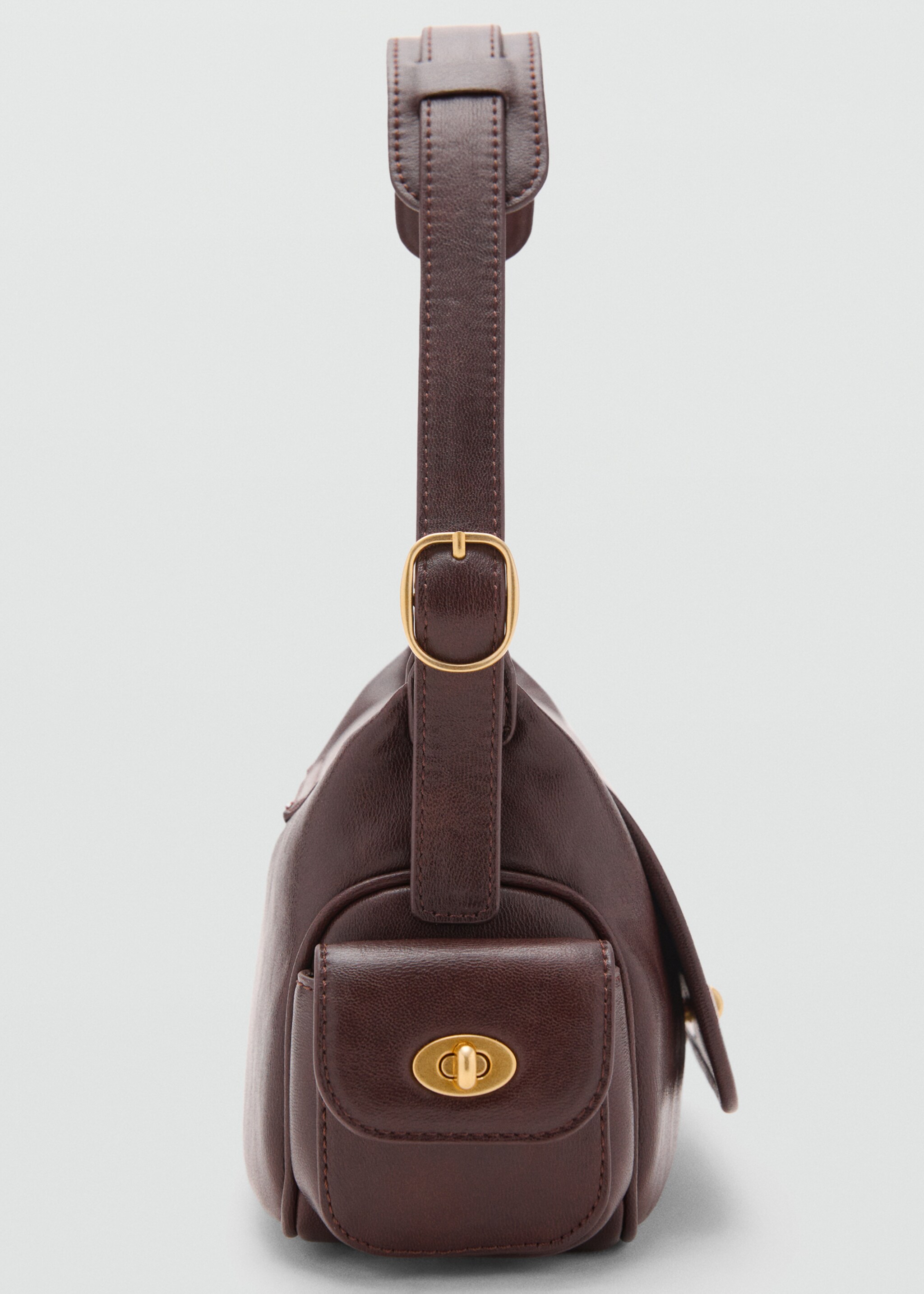 Bolso hombro bolsillos - Detalle del artículo 1, Chocolate. Ref: 17087137-00.