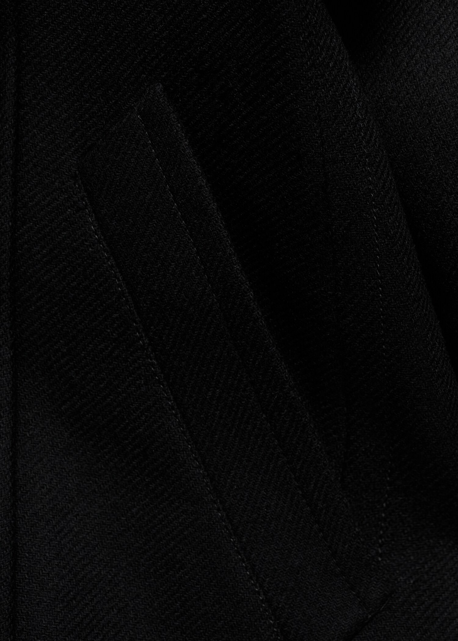 Vlněný kabát s páskem - Detail zboží 0