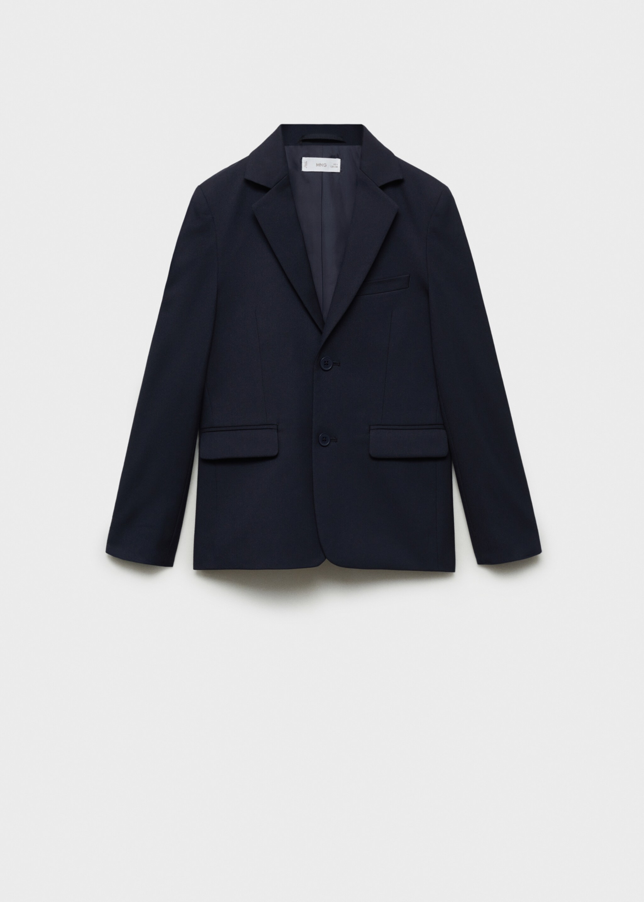 Essential blazer i bomullsblanding - Artikkel uten modell