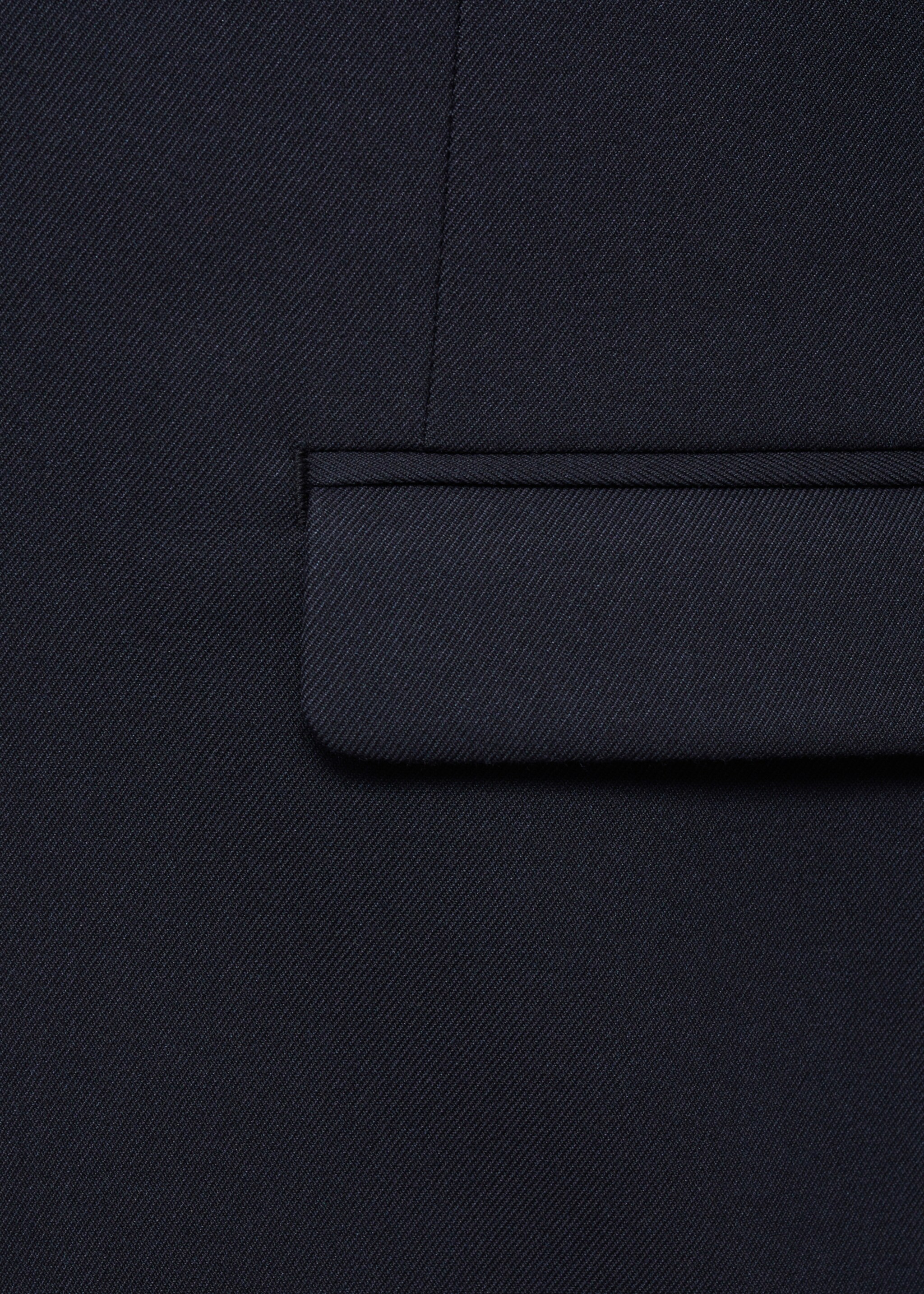 Essential blazer i bomullsblanding - Artikkeldetalj 0