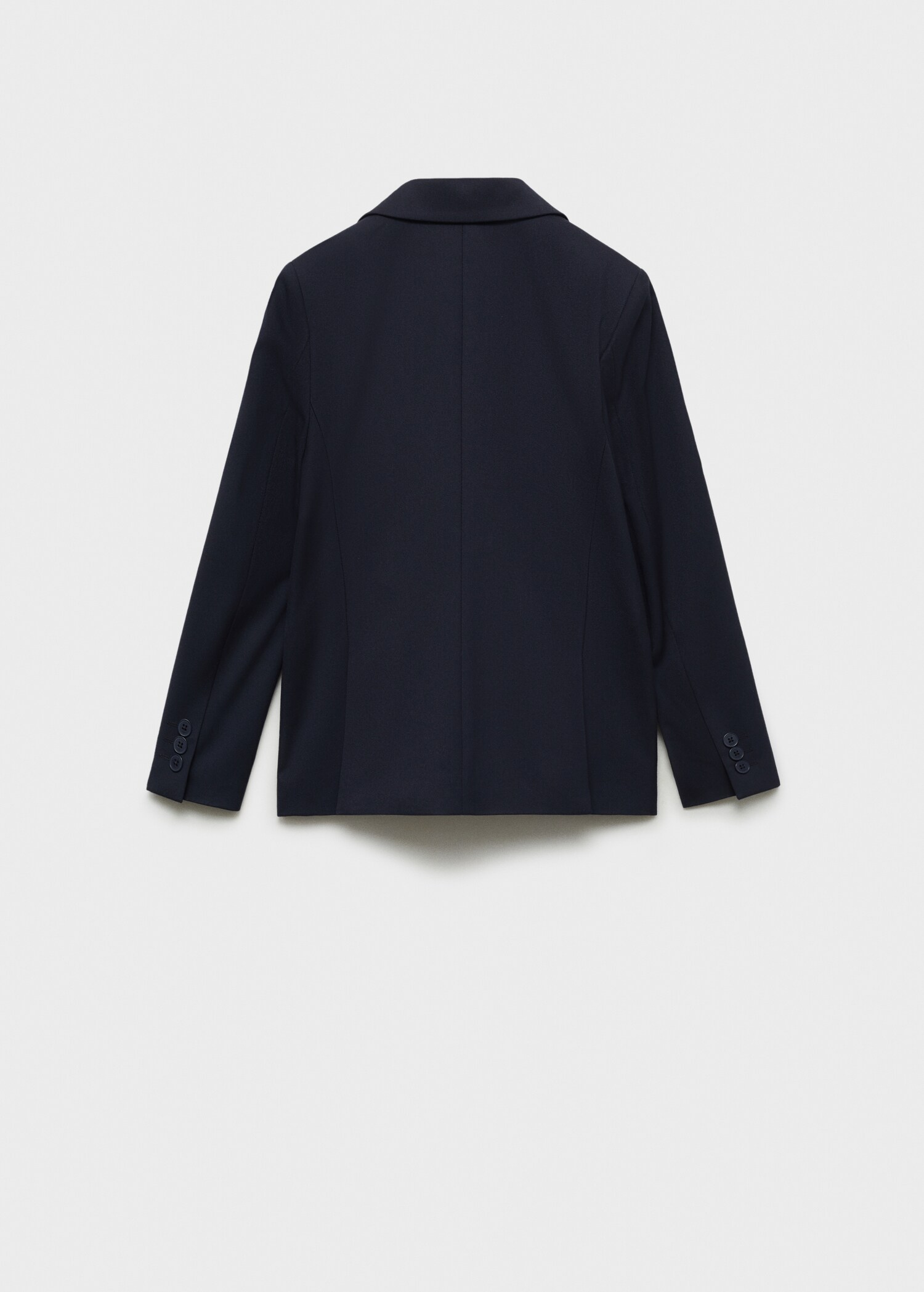 Essential cotton-blend blazer - Reverse of the article