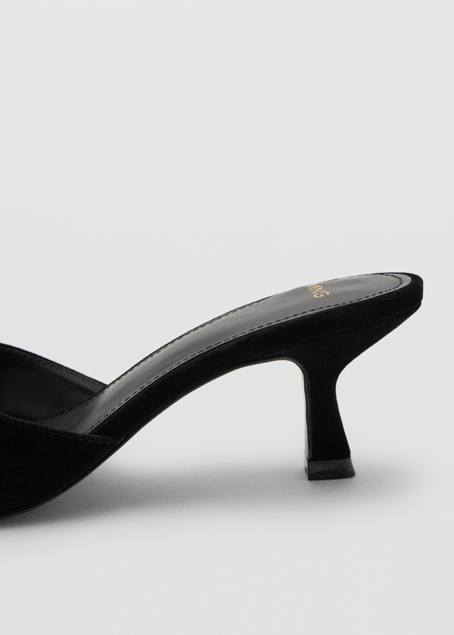 Velvet sandals with jewel embellishment - Details of the article 1
