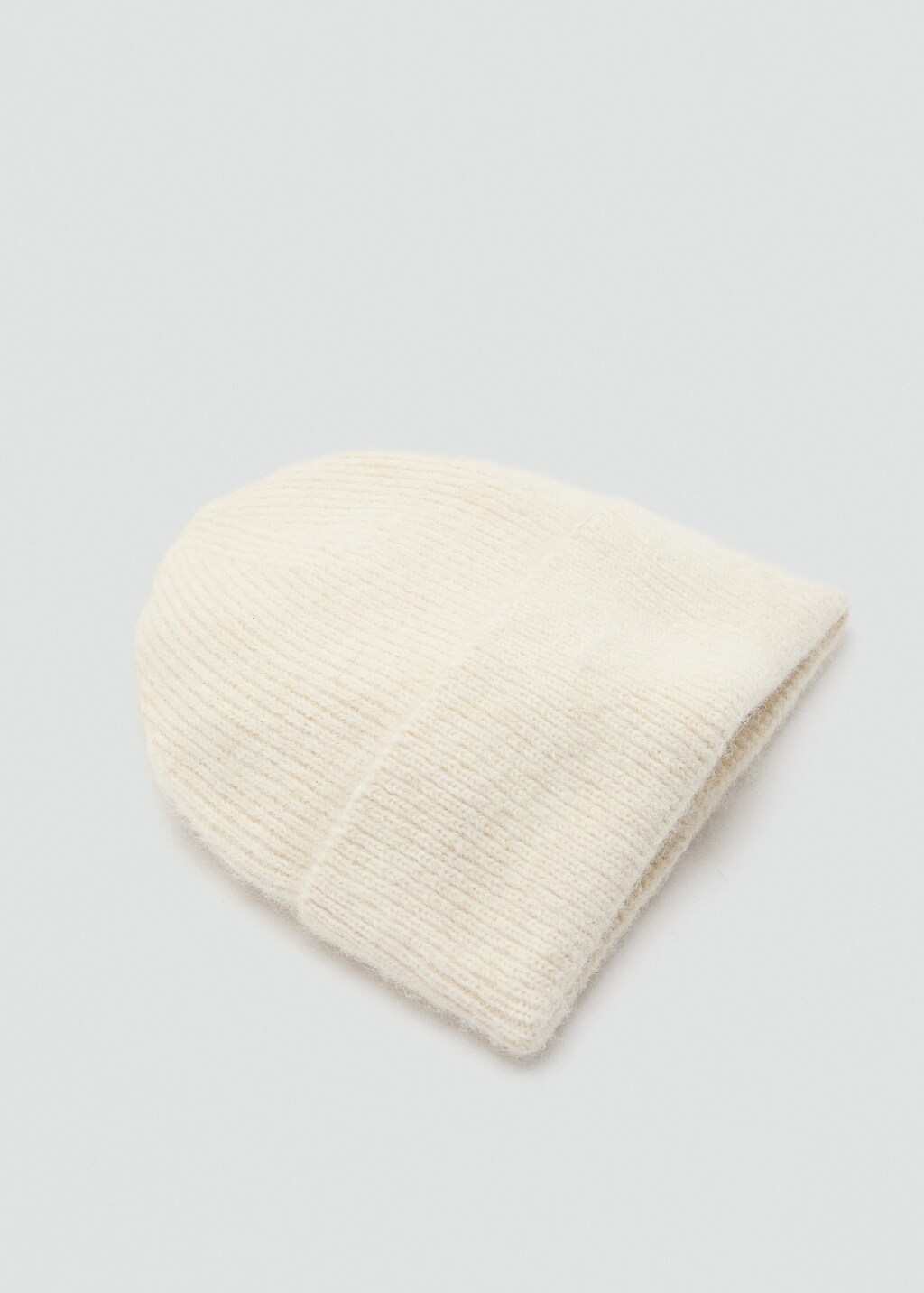 Rib-knit cap