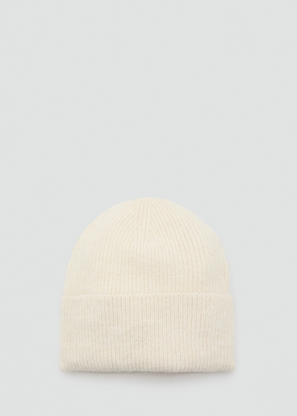Rib-knit cap