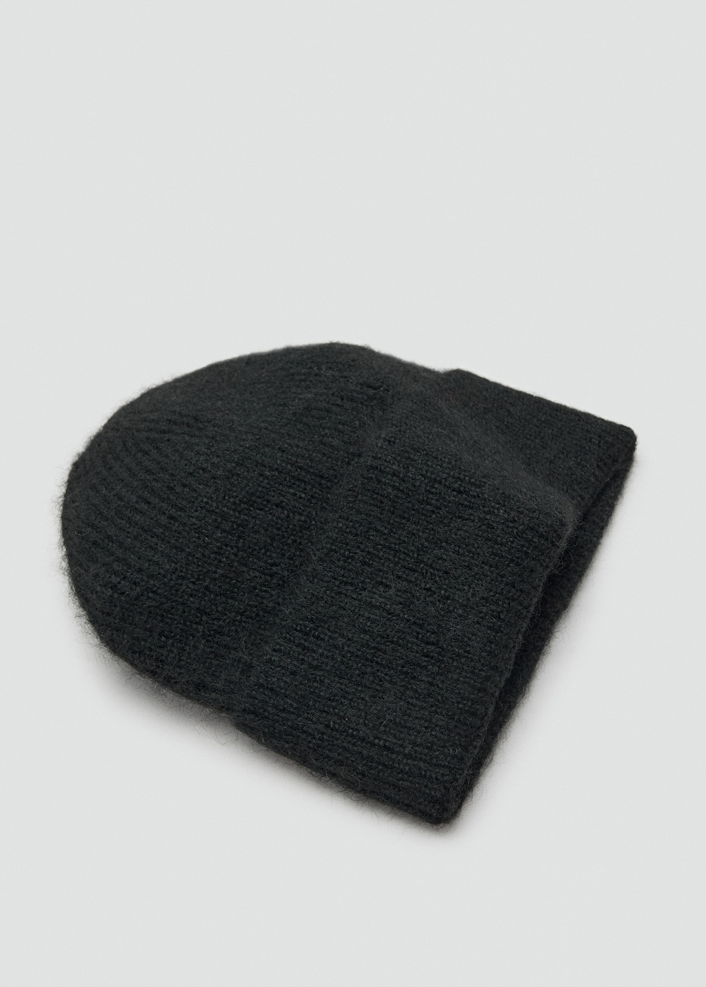 Rib-knit cap