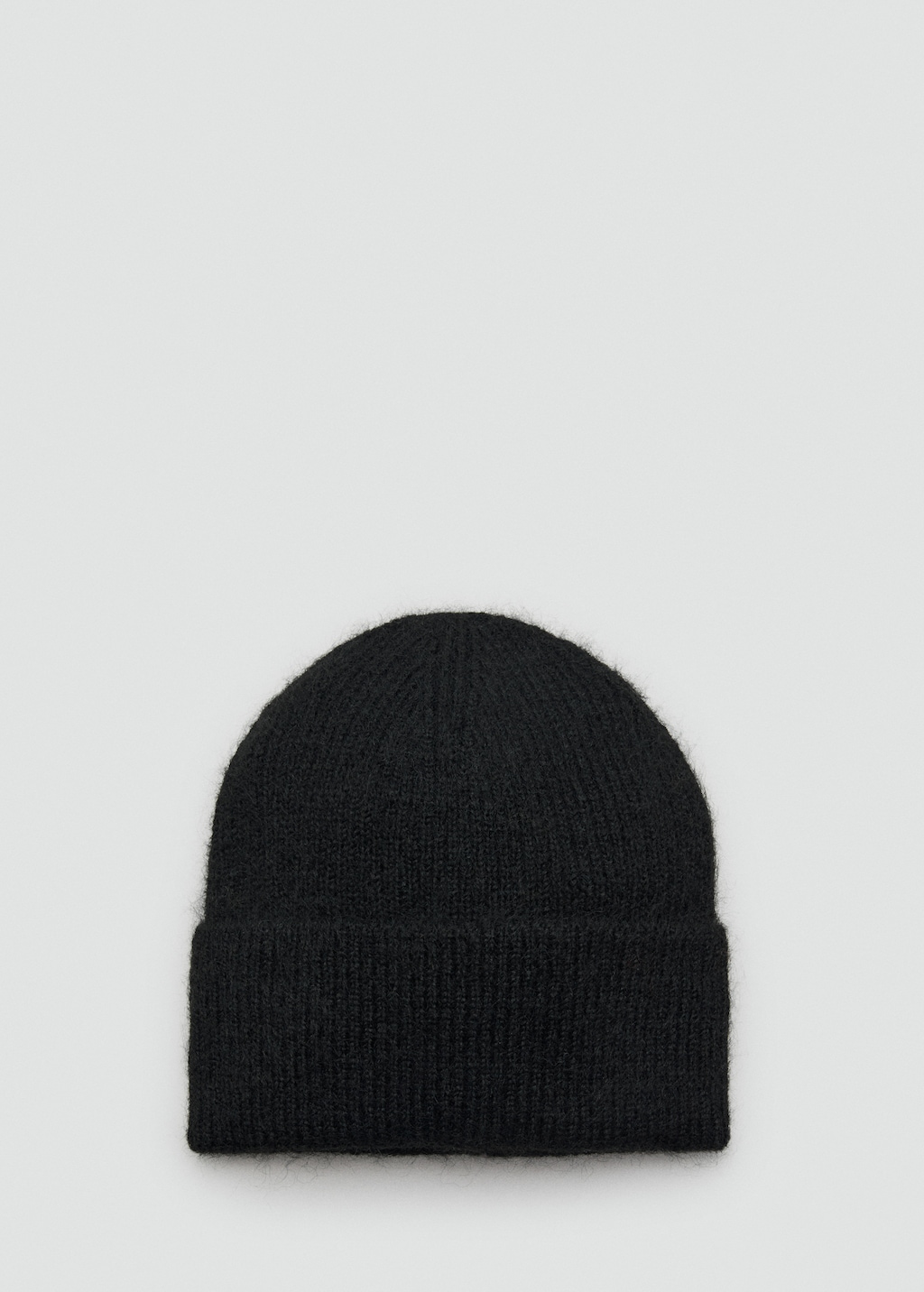 Rib-knit cap