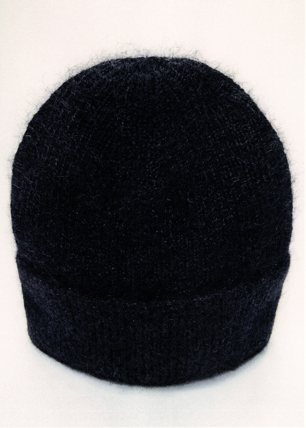 Rib-knit cap