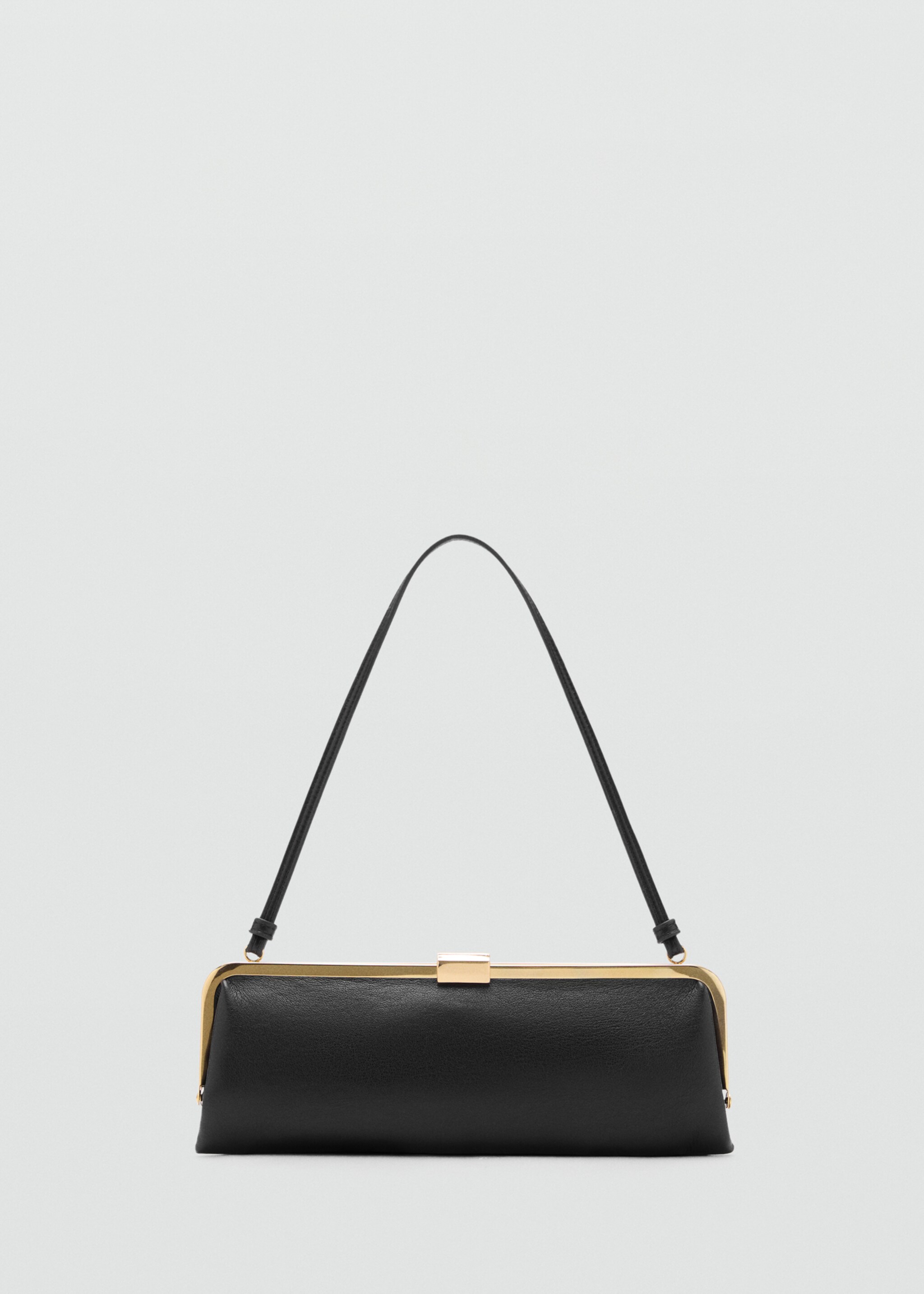 Metallic clutch handbag - Article without model, Black. Ref: 17087769-00.
