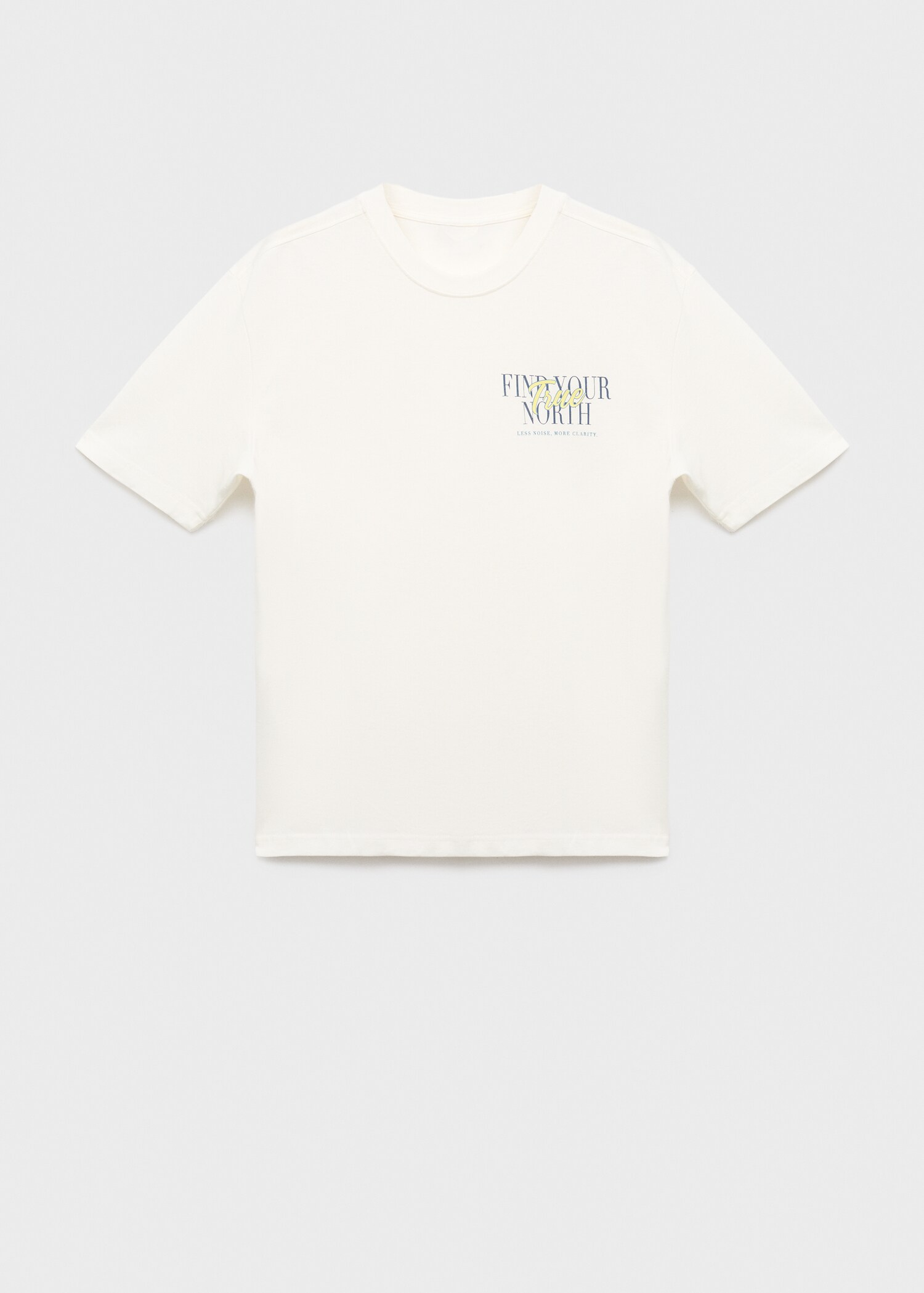 Camiseta 100% algodón texto - Artículo sin modelo