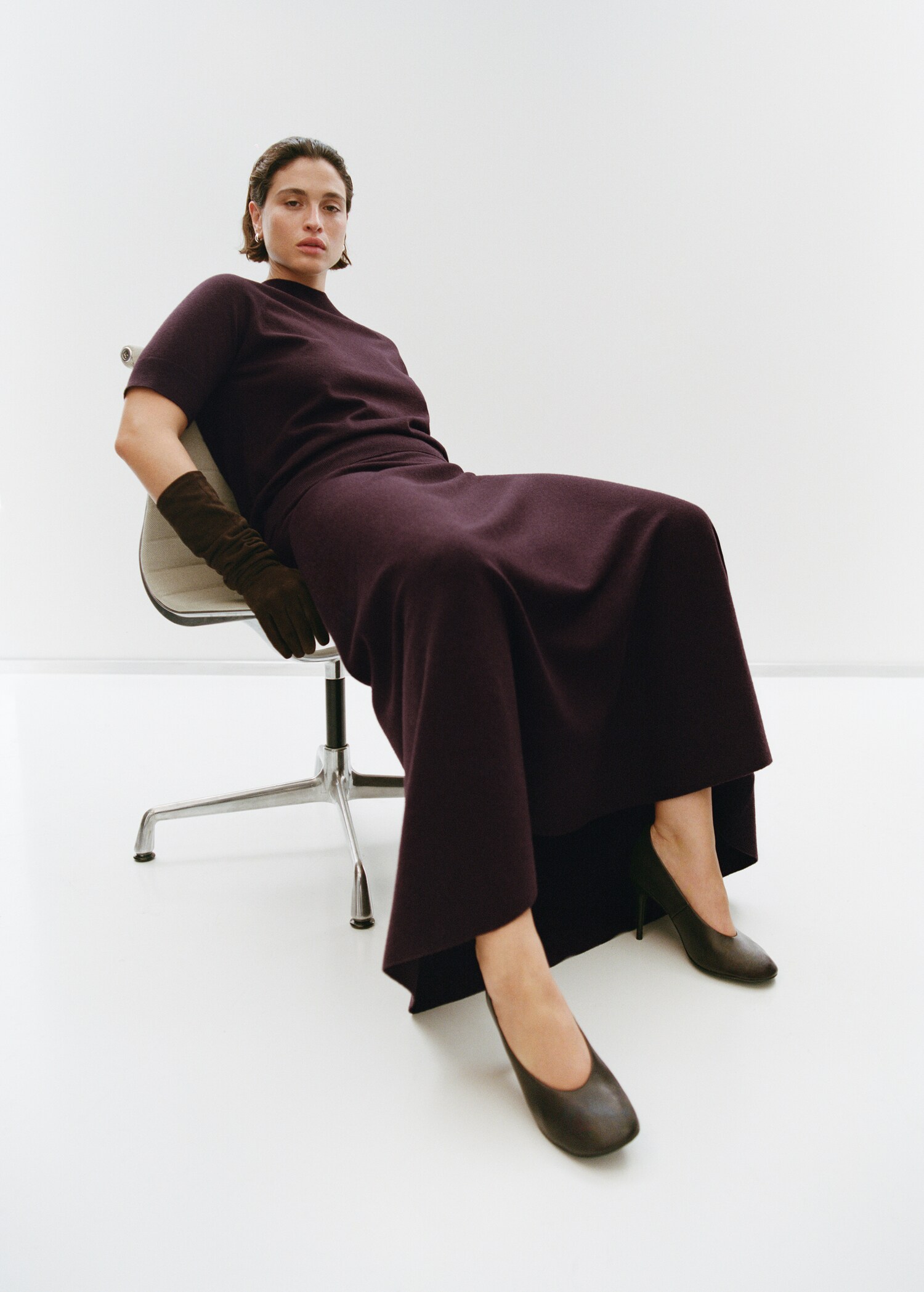 Wool-blend knitted skirt - Details of the article 6