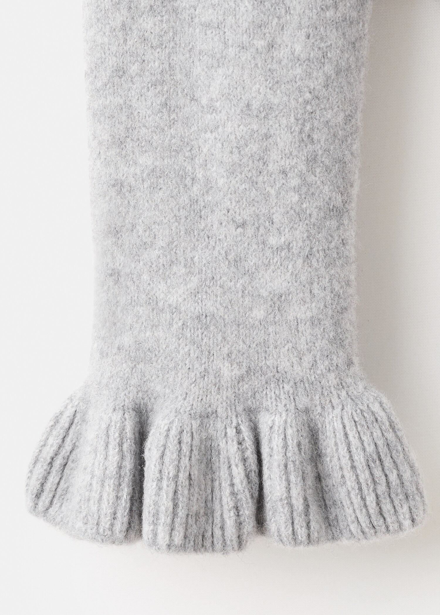 Ruffle  knit cardigan - Details of the article 0