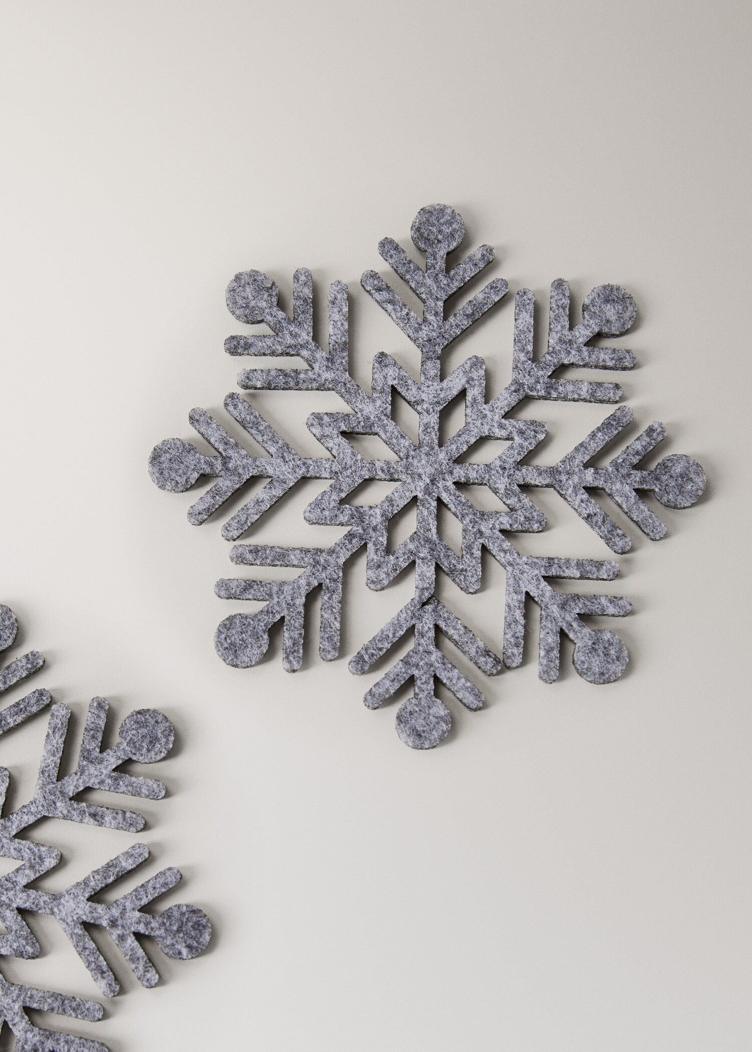 Set of 6 felt coasters - Details of the article 1