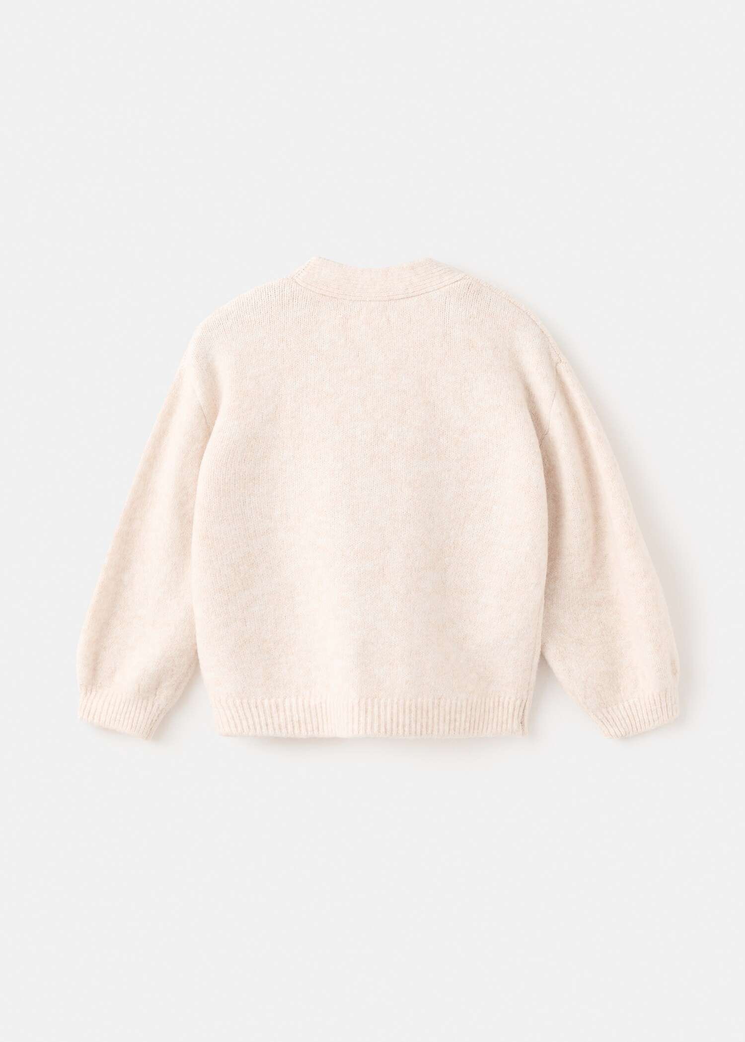 Knit cardigan - Reverse of the article
