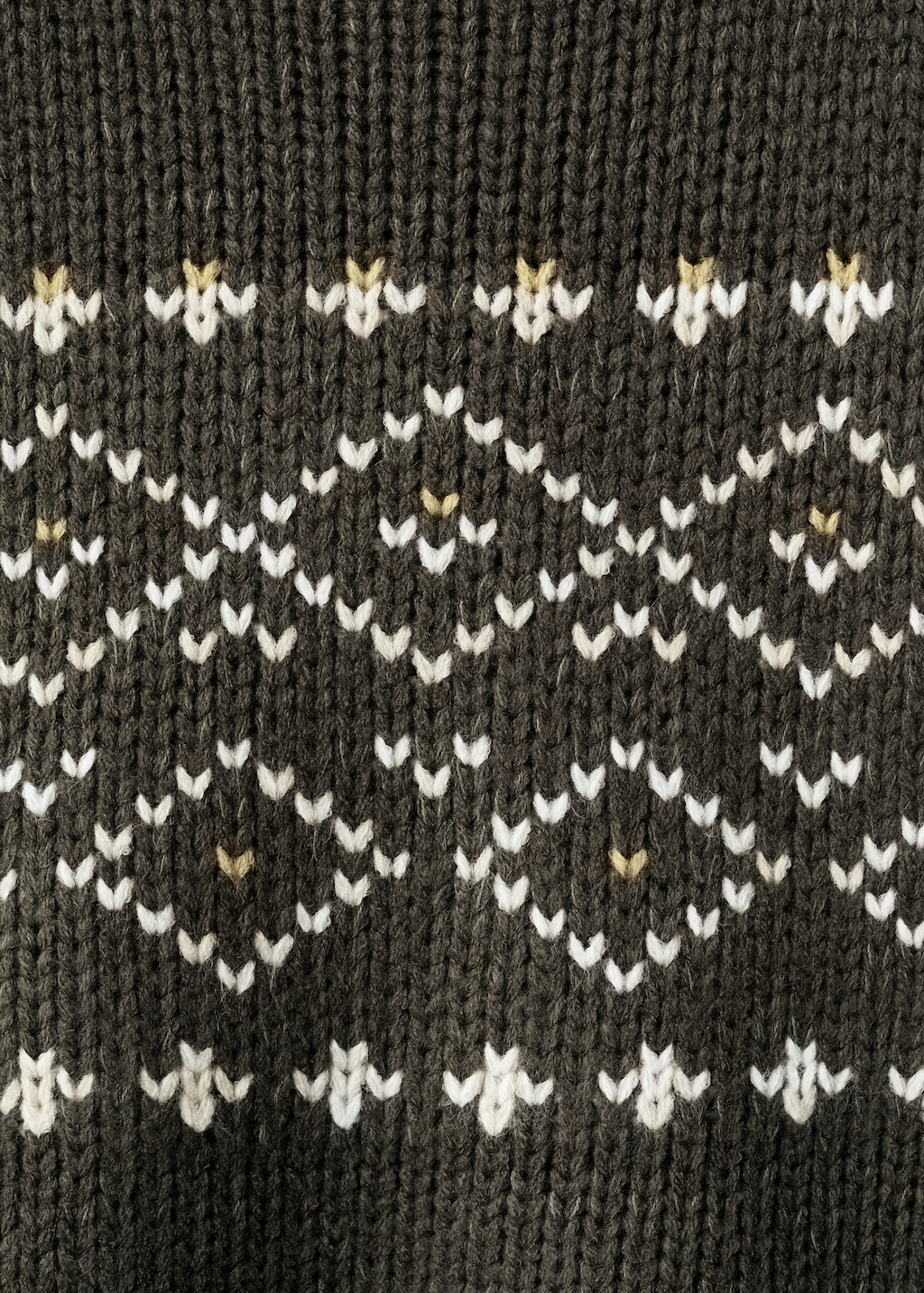 Jacquard knitted sweater