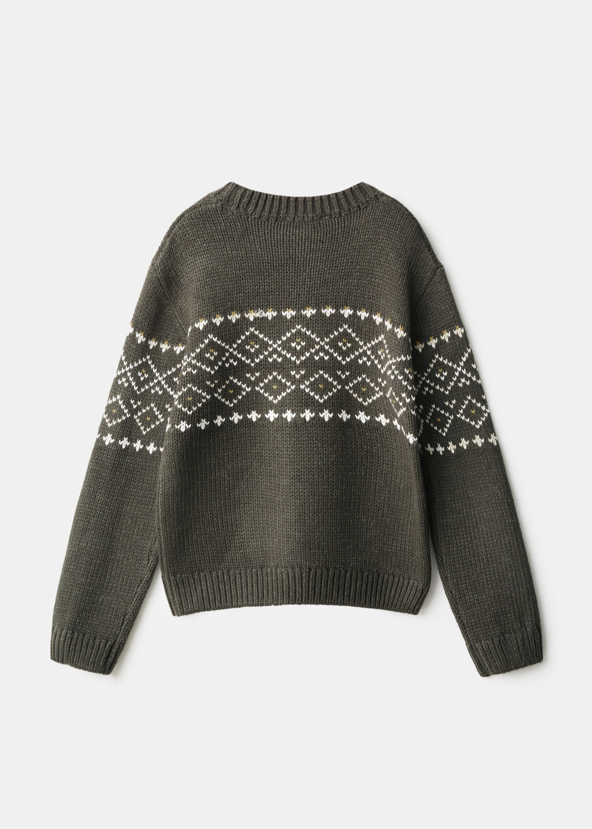 Sweater nupen - Reverse of the article, Dark Green. Ref: 17087786-00.