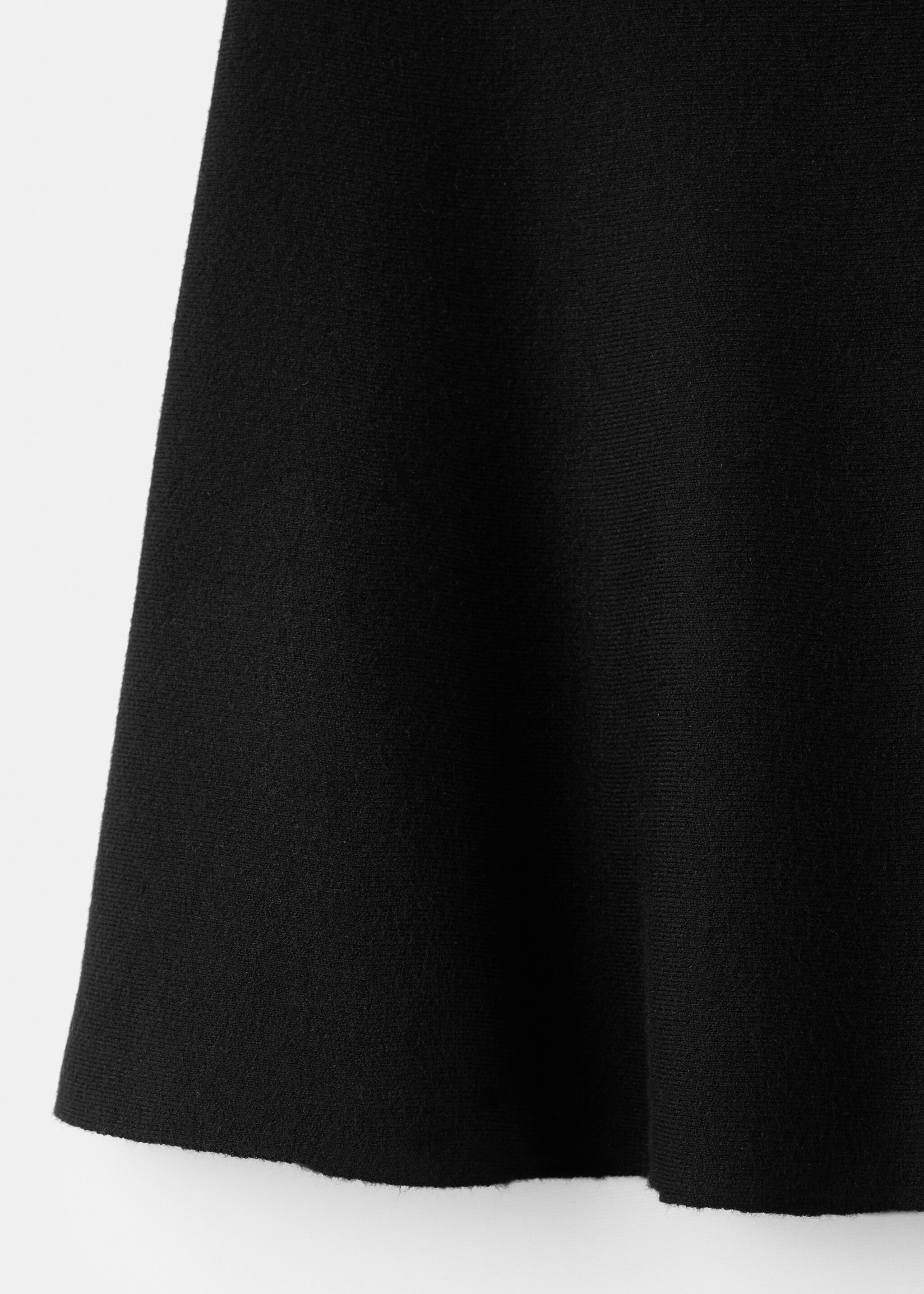 Jupe évasée maille - Détail de l'article 0, Noir. Ref: 17087787-00.