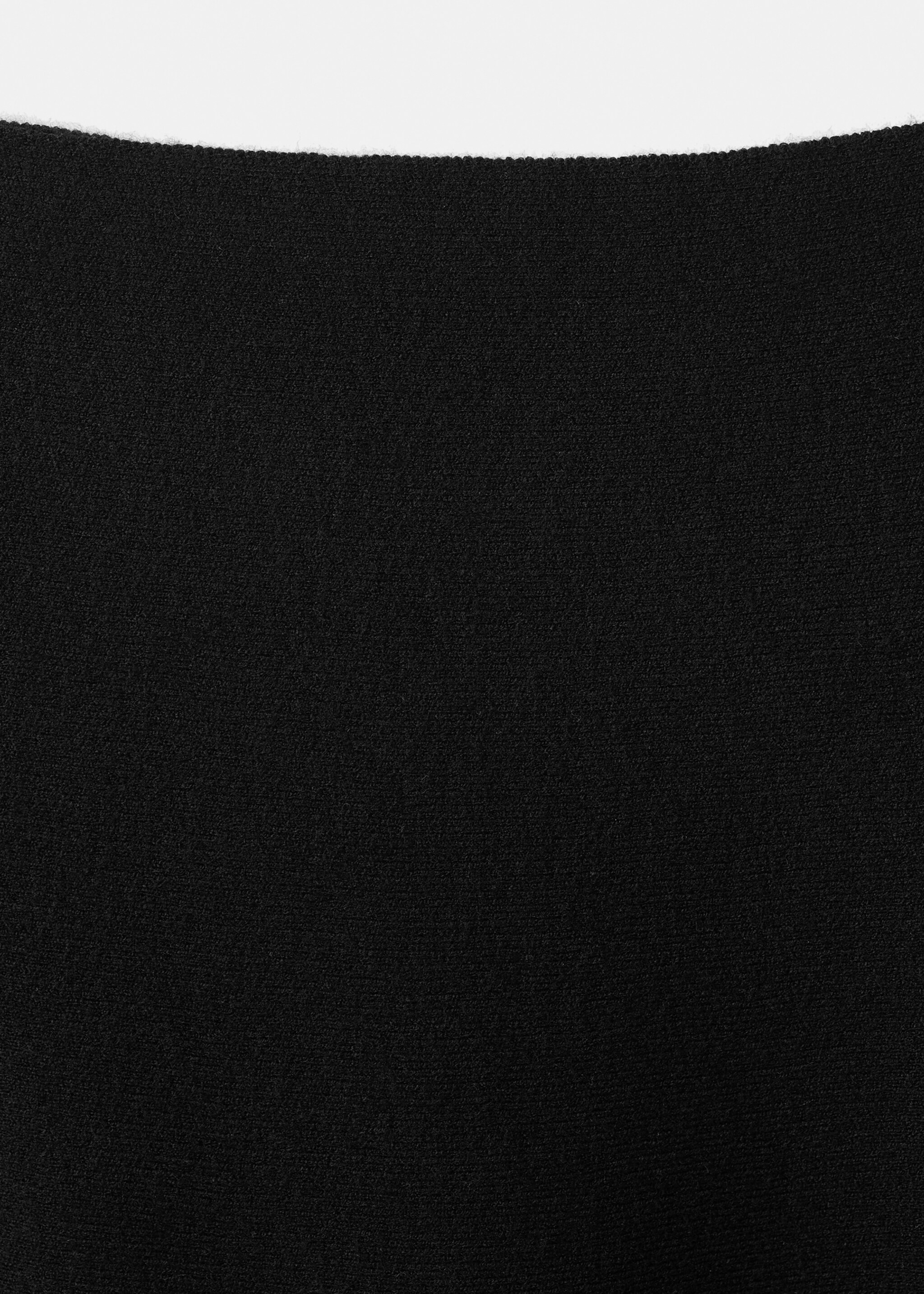Jupe évasée maille - Détail de l'article 8, Noir. Ref: 17087787-00.