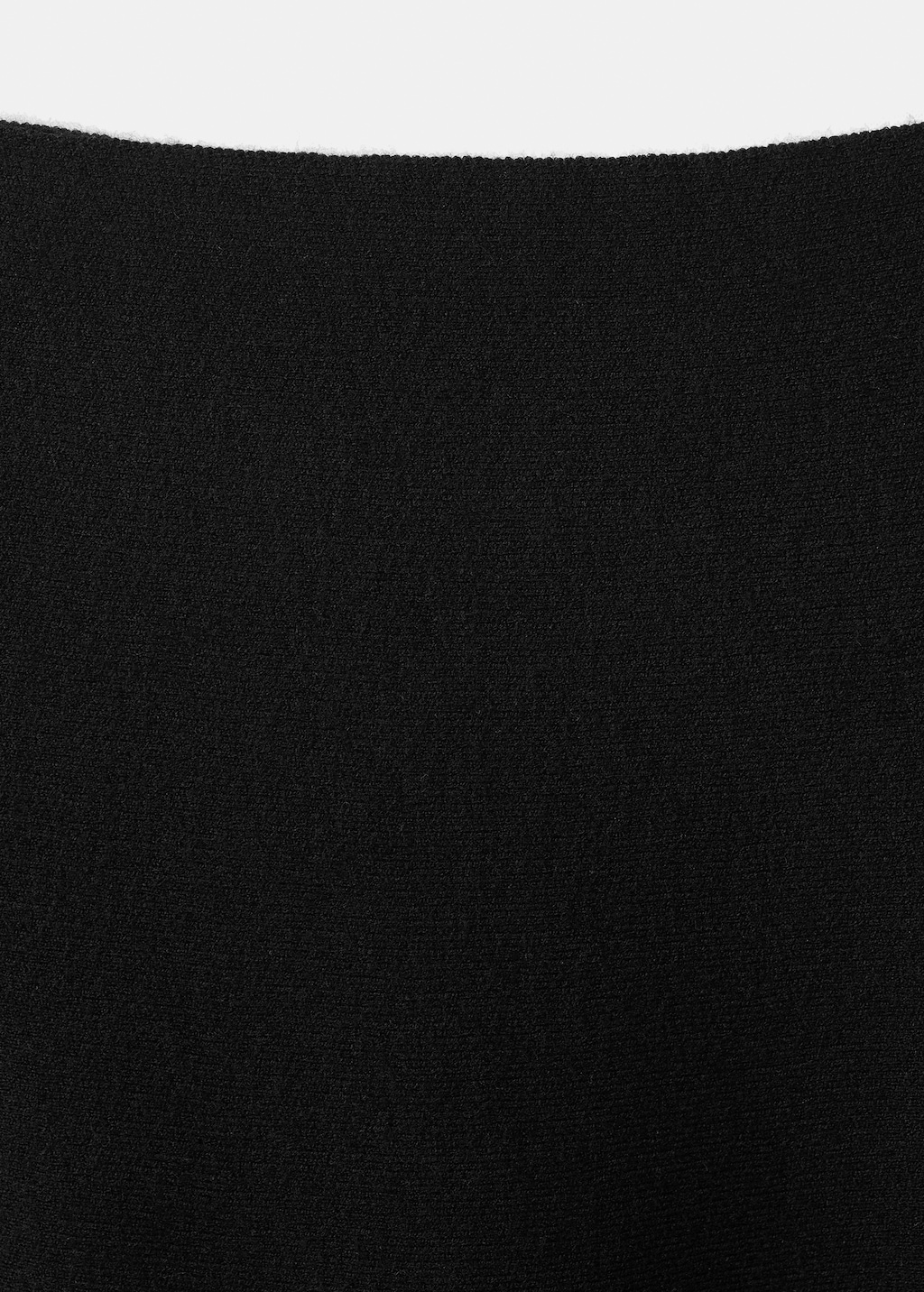 Flared knitted skirt