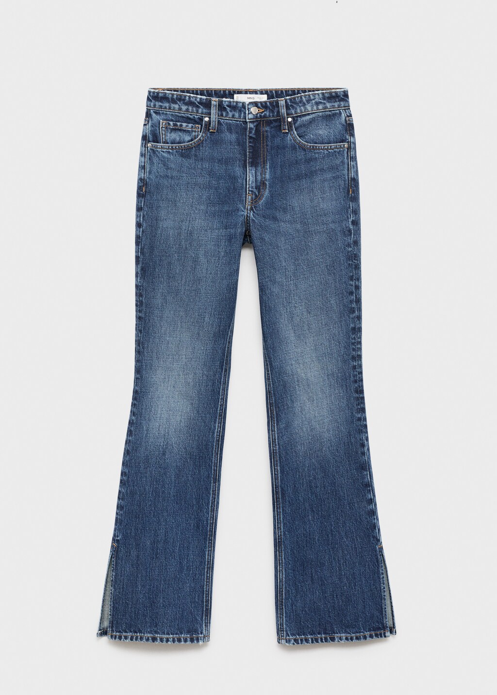 Mango Straight-leg jeans with openings