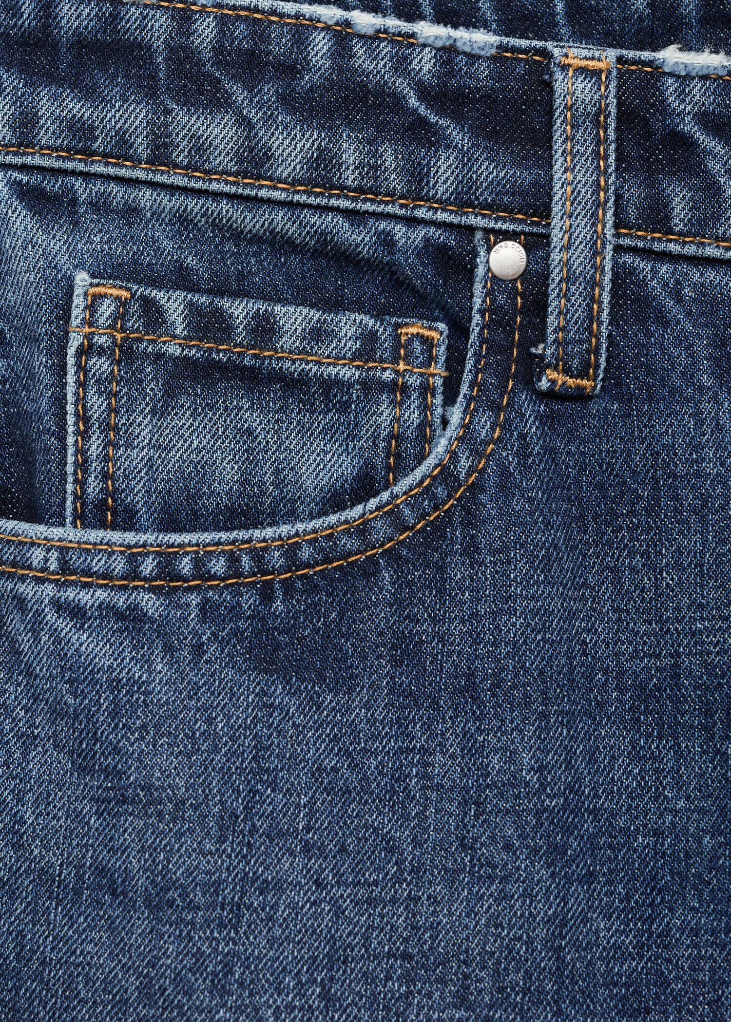 Straight-leg jeans with openings - Details of the article 0