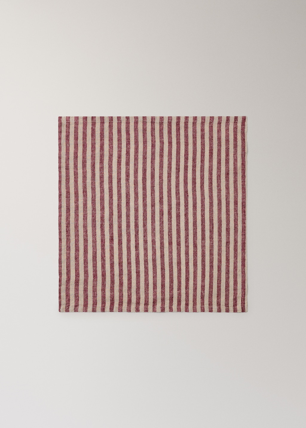 Striped linen napkins