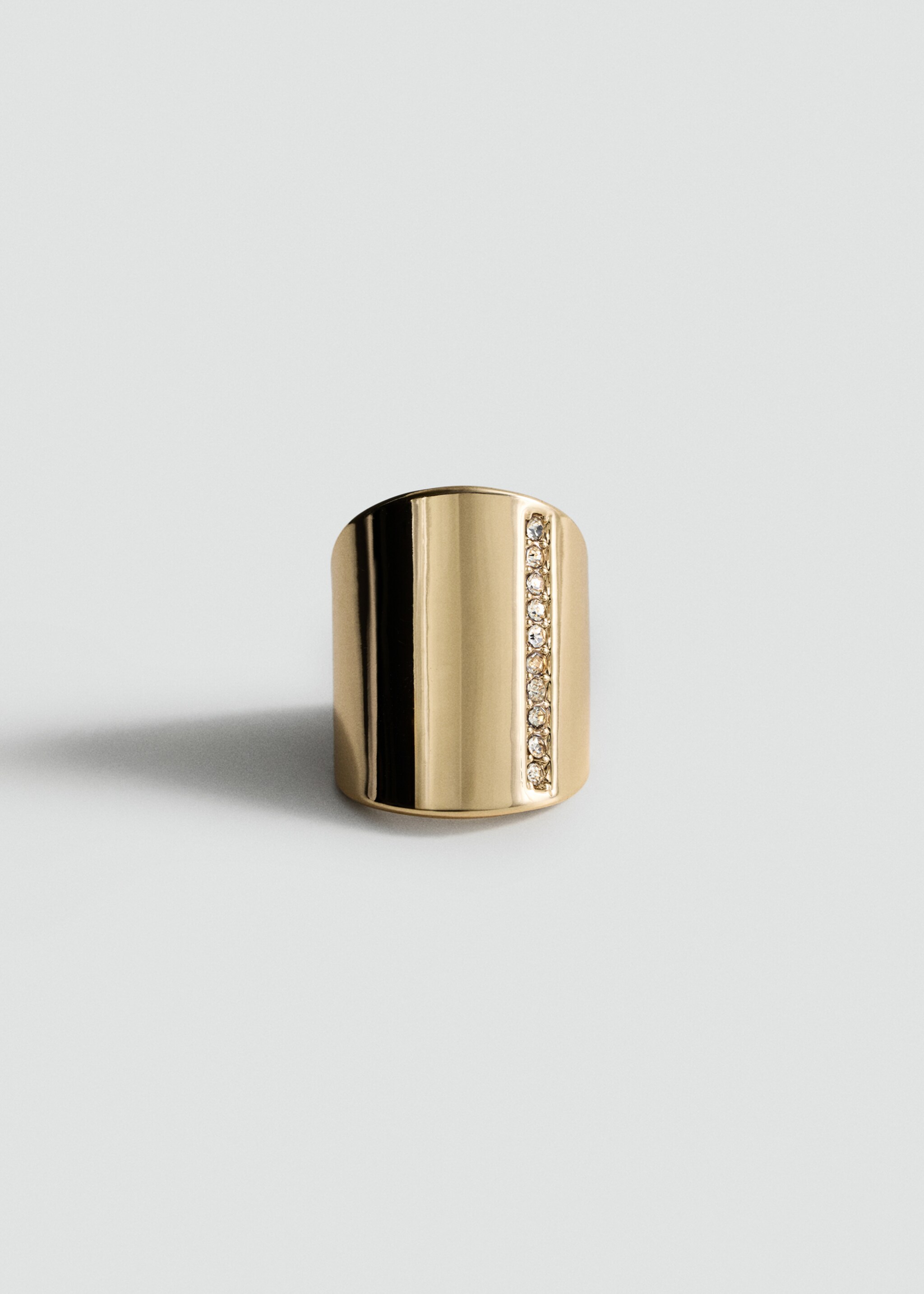 Crystal ring - Article without model, Gold. Ref: 17087794-00.