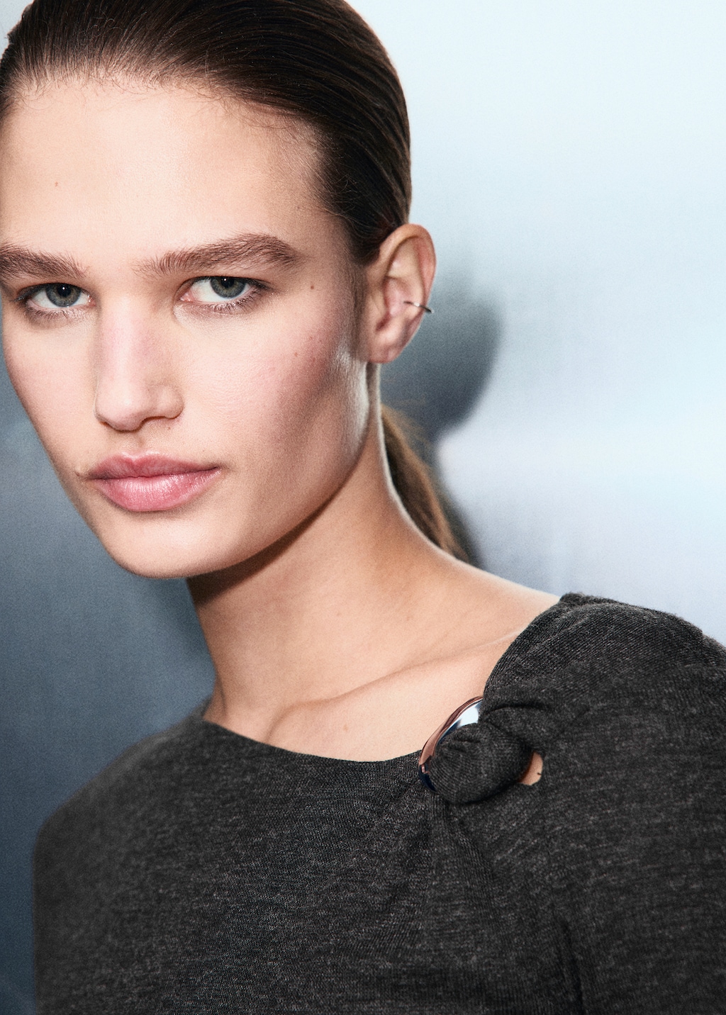 Metal detail T-shirt