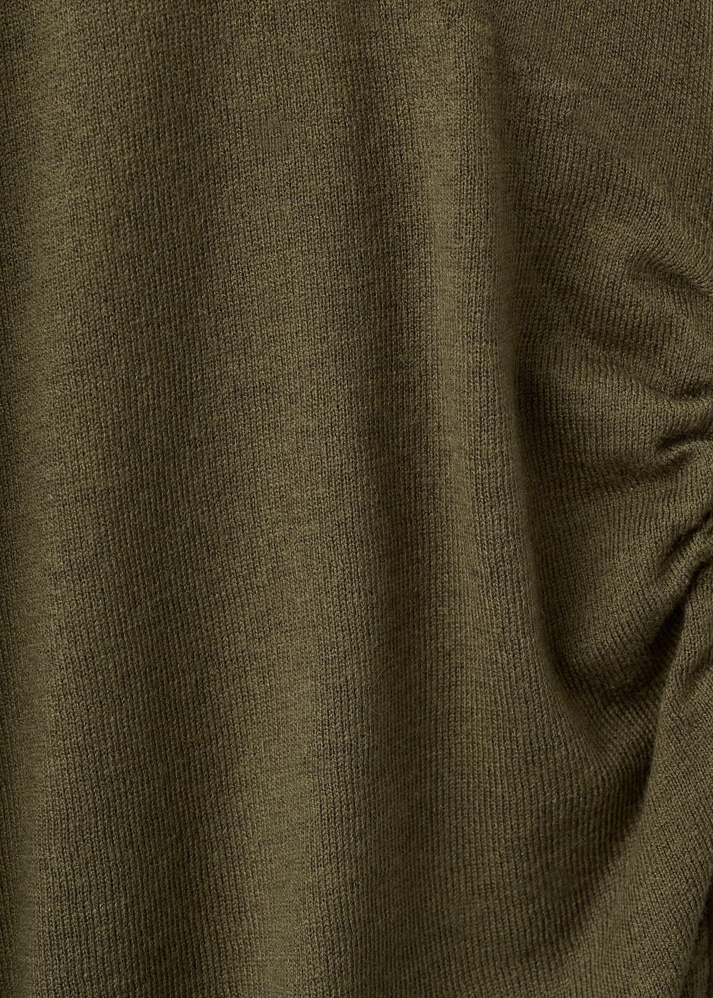 Perkins-neck knitted dress