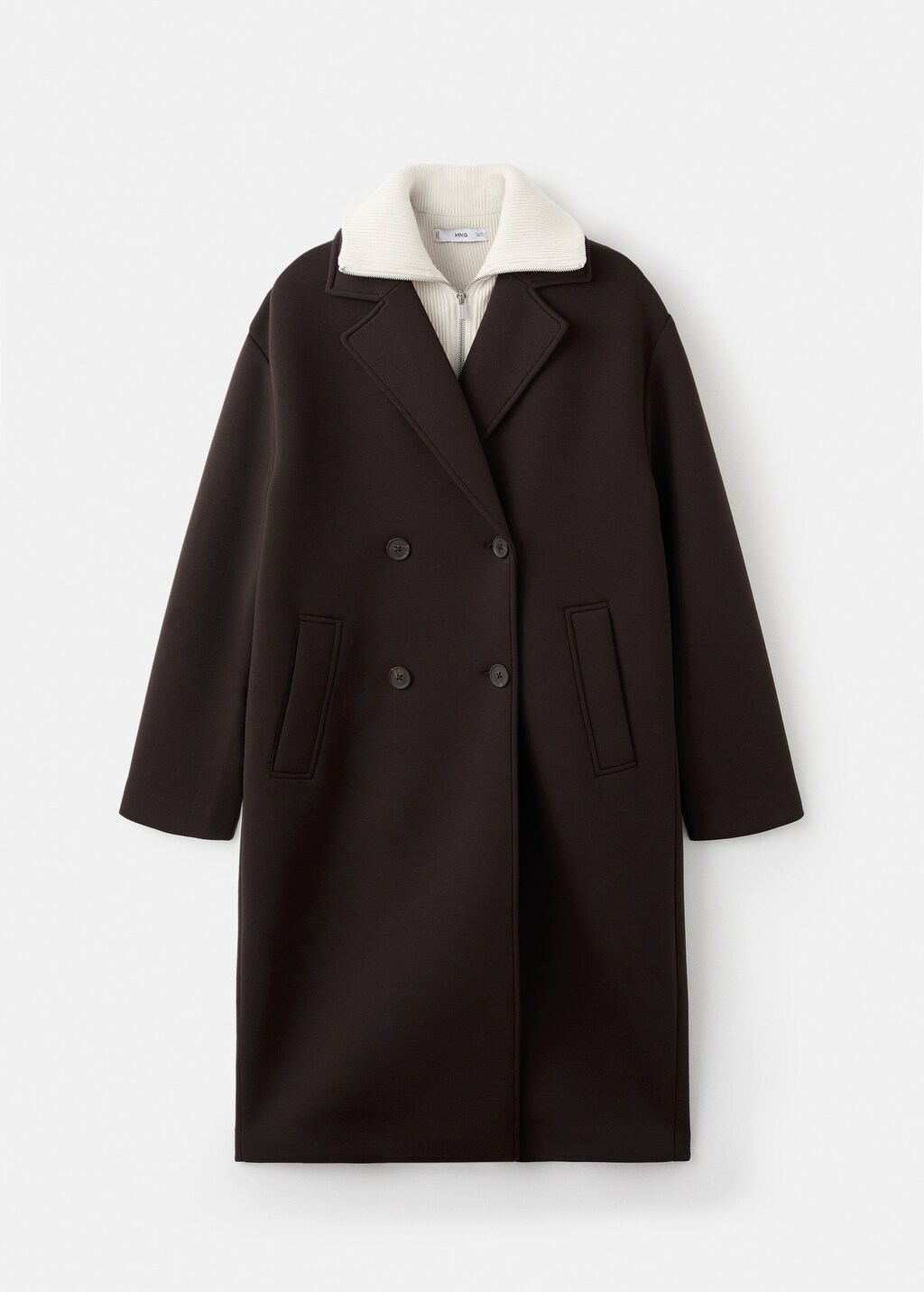 Mango Long combined coat