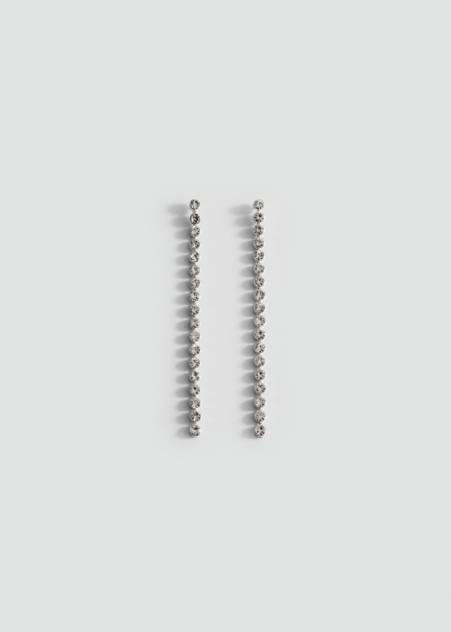 Long crystal earrings - Article without model