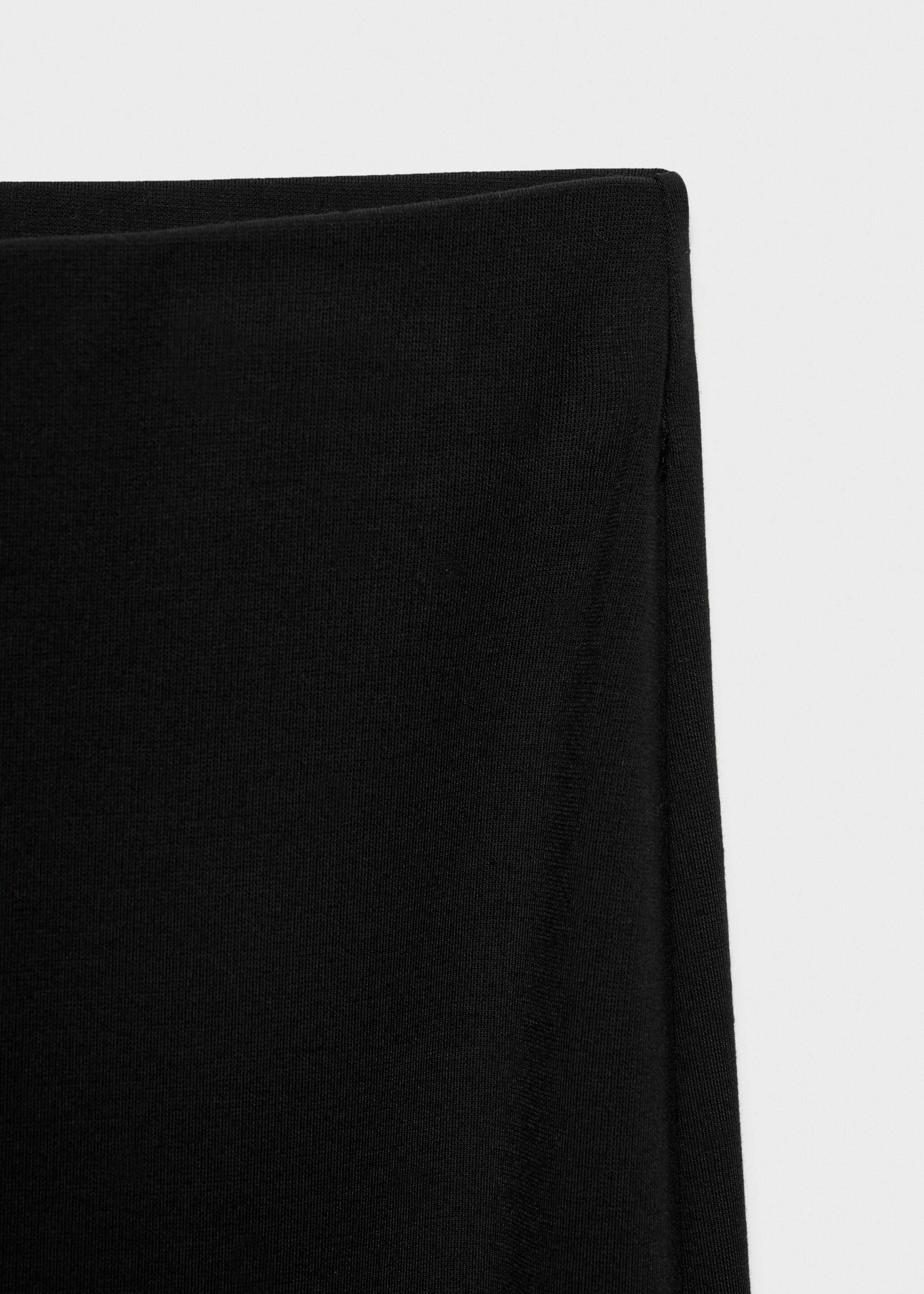 Pantalon droit taille élastique - Détail de l'article 8, Noir. Ref: 17087804-00.
