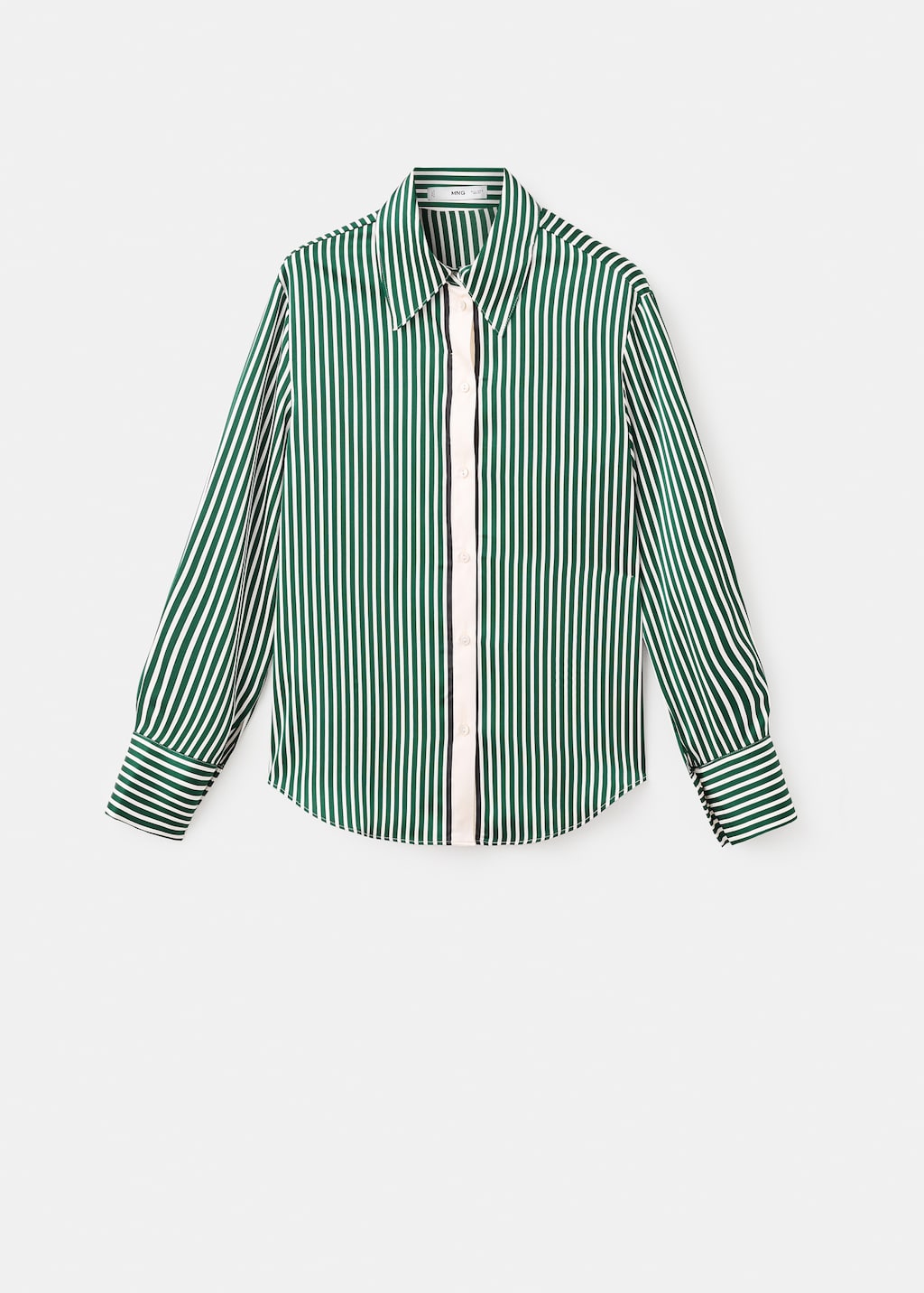 Combined striped shirt