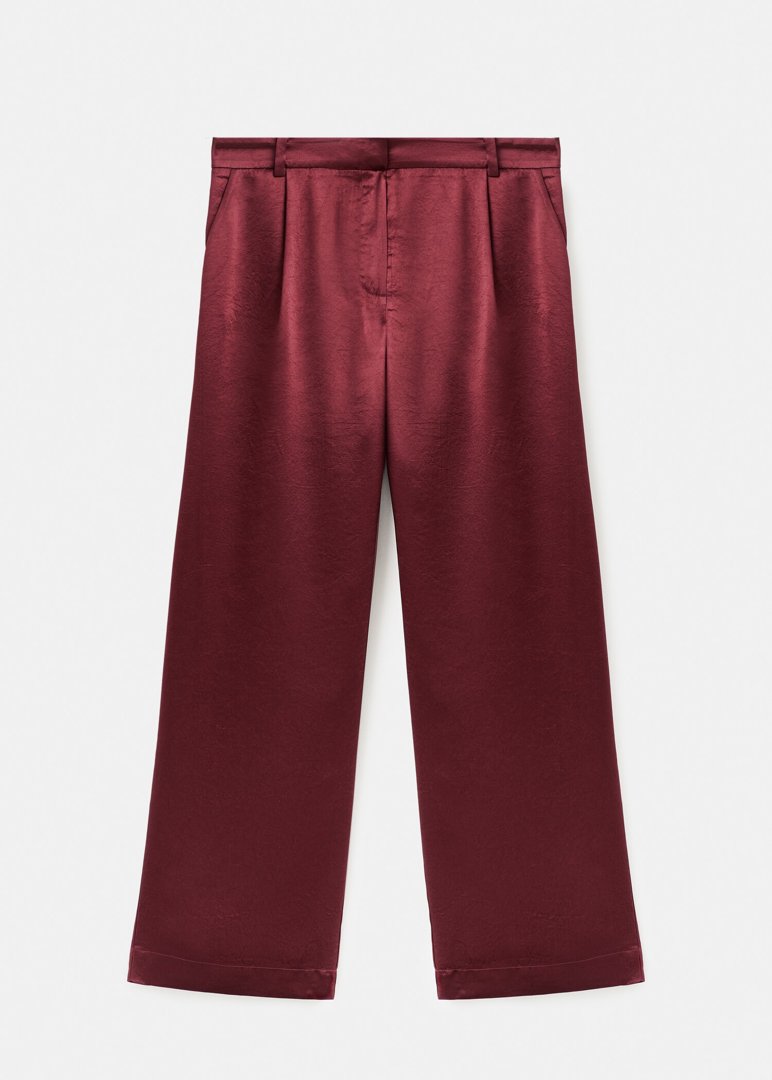 Wide leg satin pants - Article without model