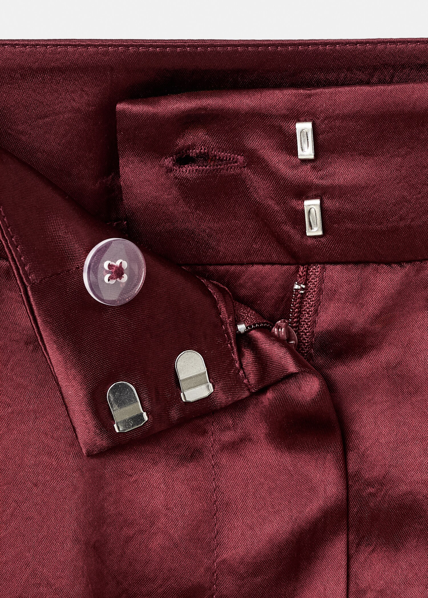 Wide leg satin pants - Details of the article 8