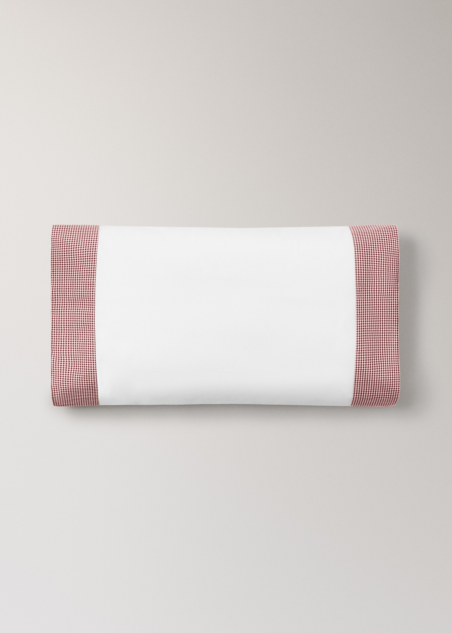 Kinderkissenbezug aus garngefärbtem Vichy-Karo 30x50 cm - Artikel ohne Model