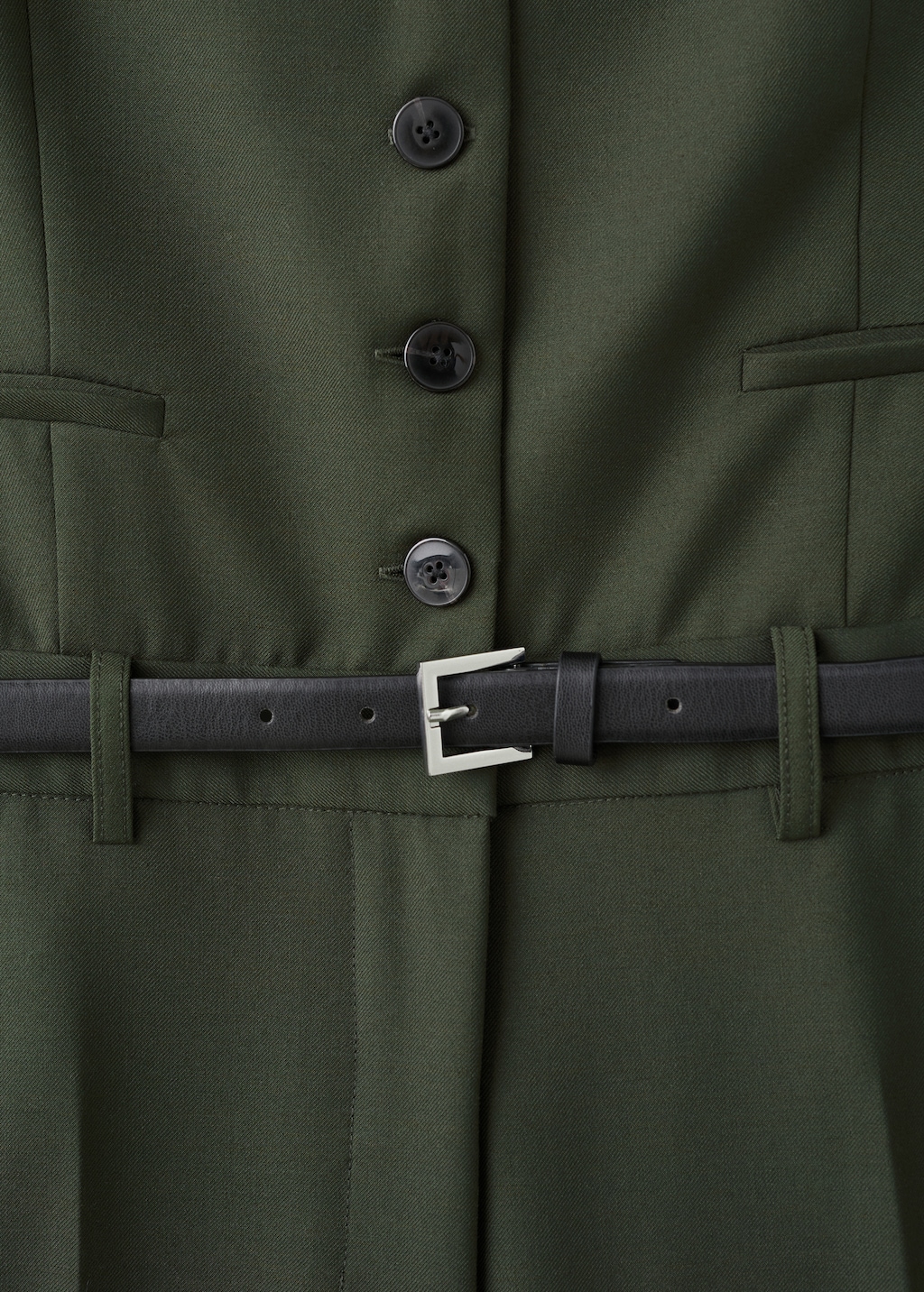 Suit-style jumpsuit with suit