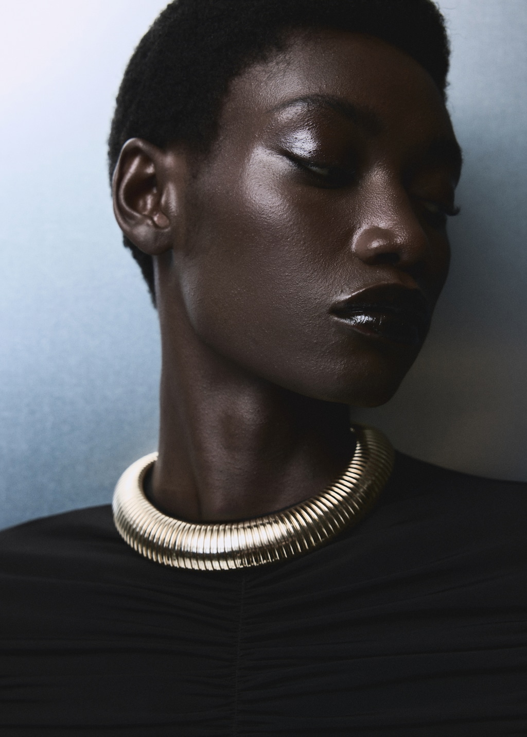 Combined ruched jumpsuit